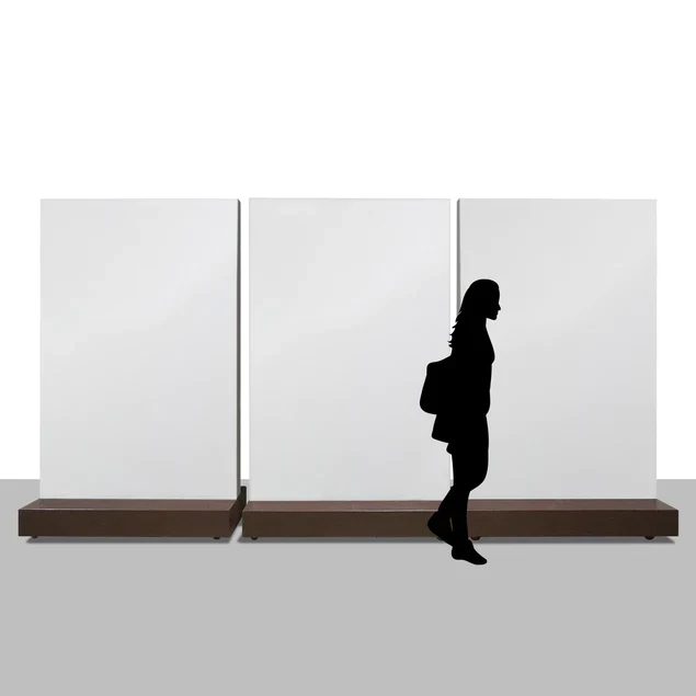 Movable Partition Wall, White By Gold Leaf Design Group - Image 5