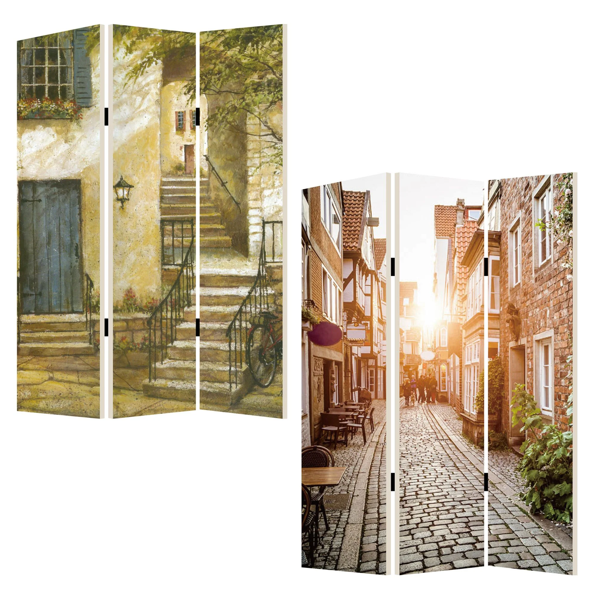 Multi Color European Promenade Screen By Homeroots - Image 3