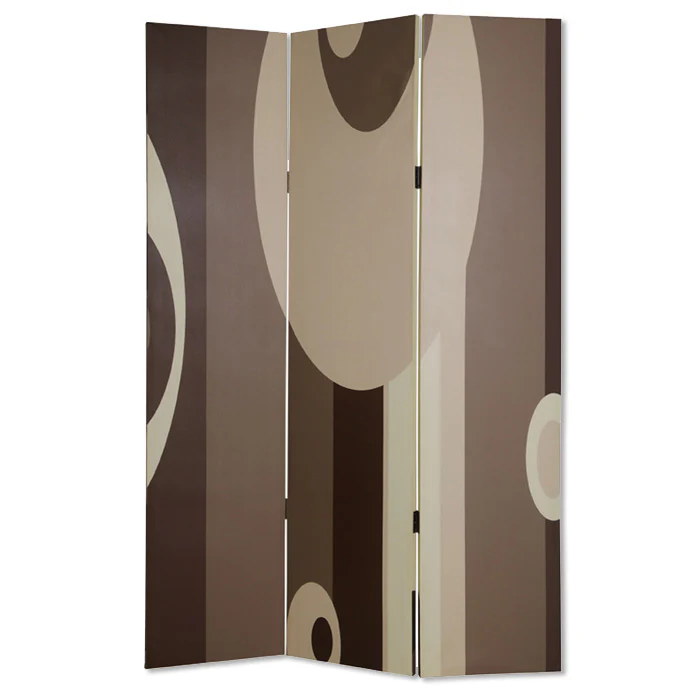 Multi Color Wood Canvas 3 Panel Screen By Homeroots - 274749 - Image 3