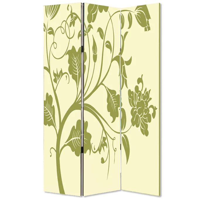 Multi Color Wood Canvas 3 Panel Screen By Homeroots - 274752 - Image 2
