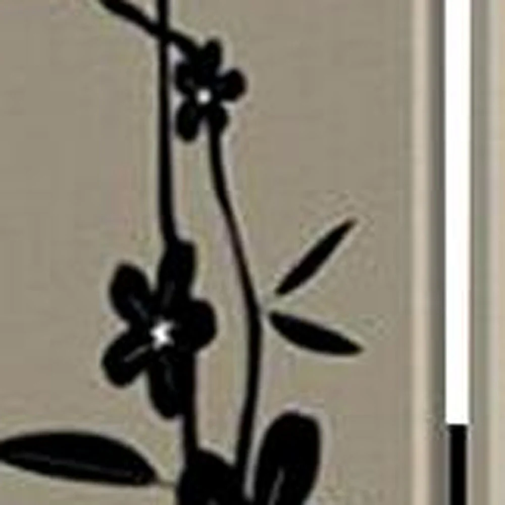 Multi Color Wood Canvas Plum Blossom Screen By Homeroots - Image 5