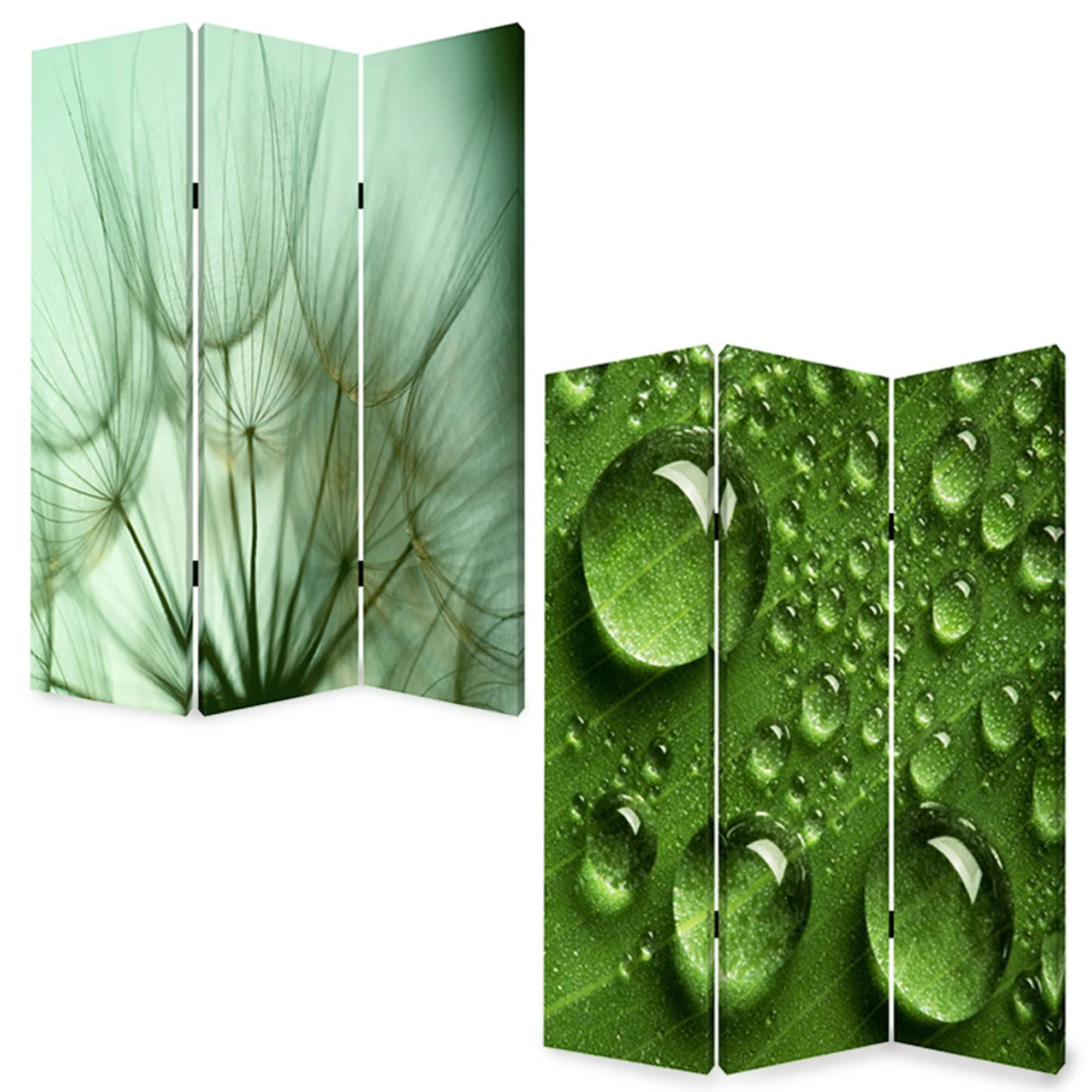 Multi Color Wood Canvas Rain Screen By Homeroots - Image 3