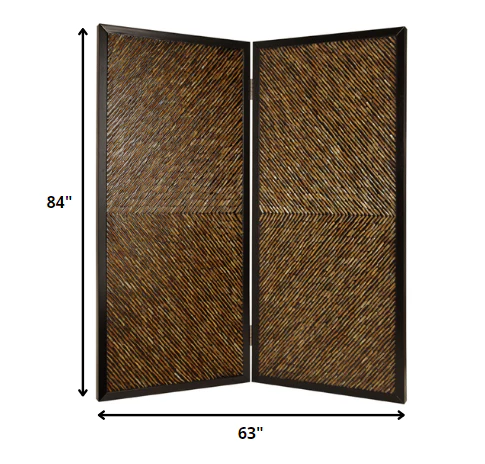 Multi Color Wood Screen By Homeroots - Image 2