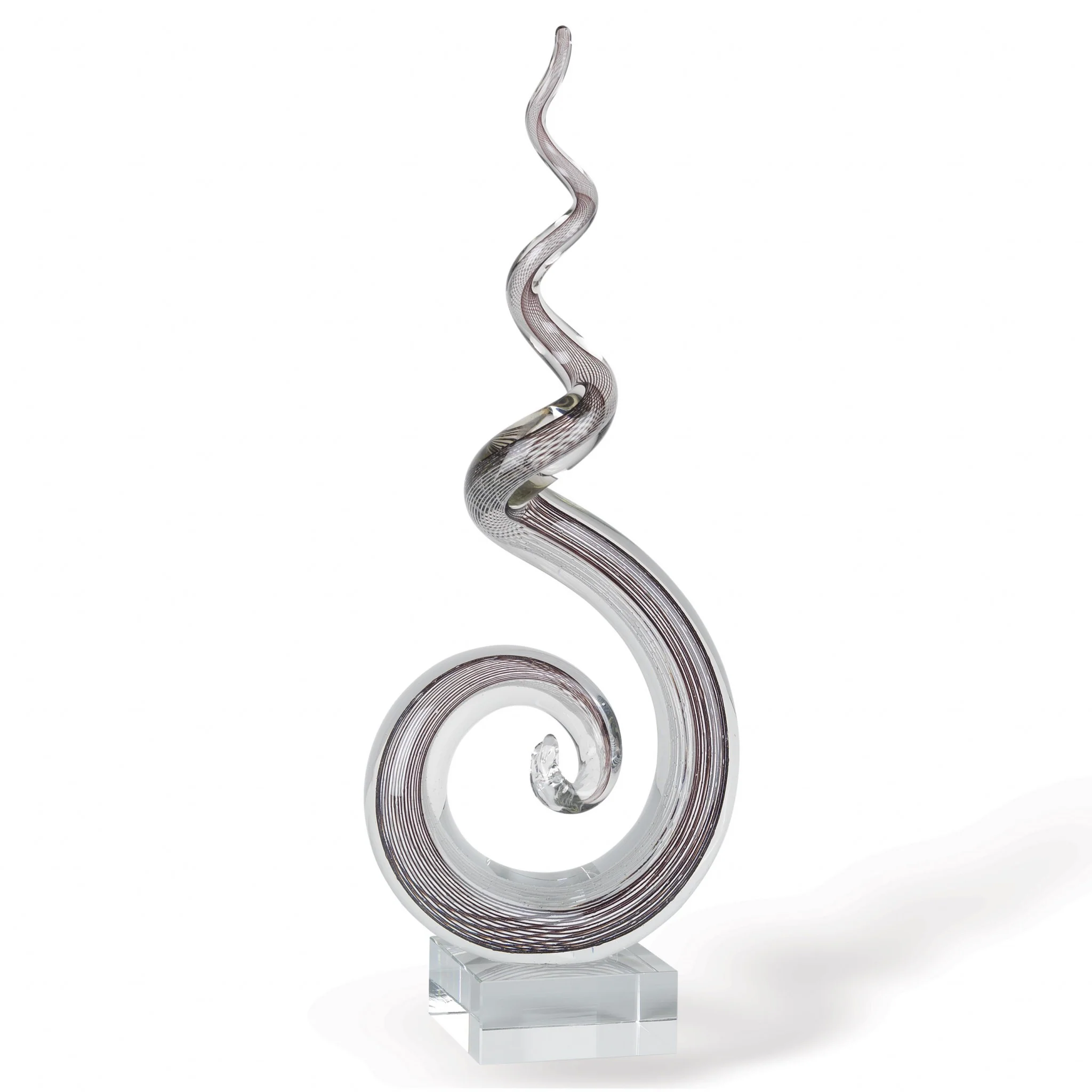 MultiColor Glass Corkscrew Centerpiece Tall By Homeroots - Image 3