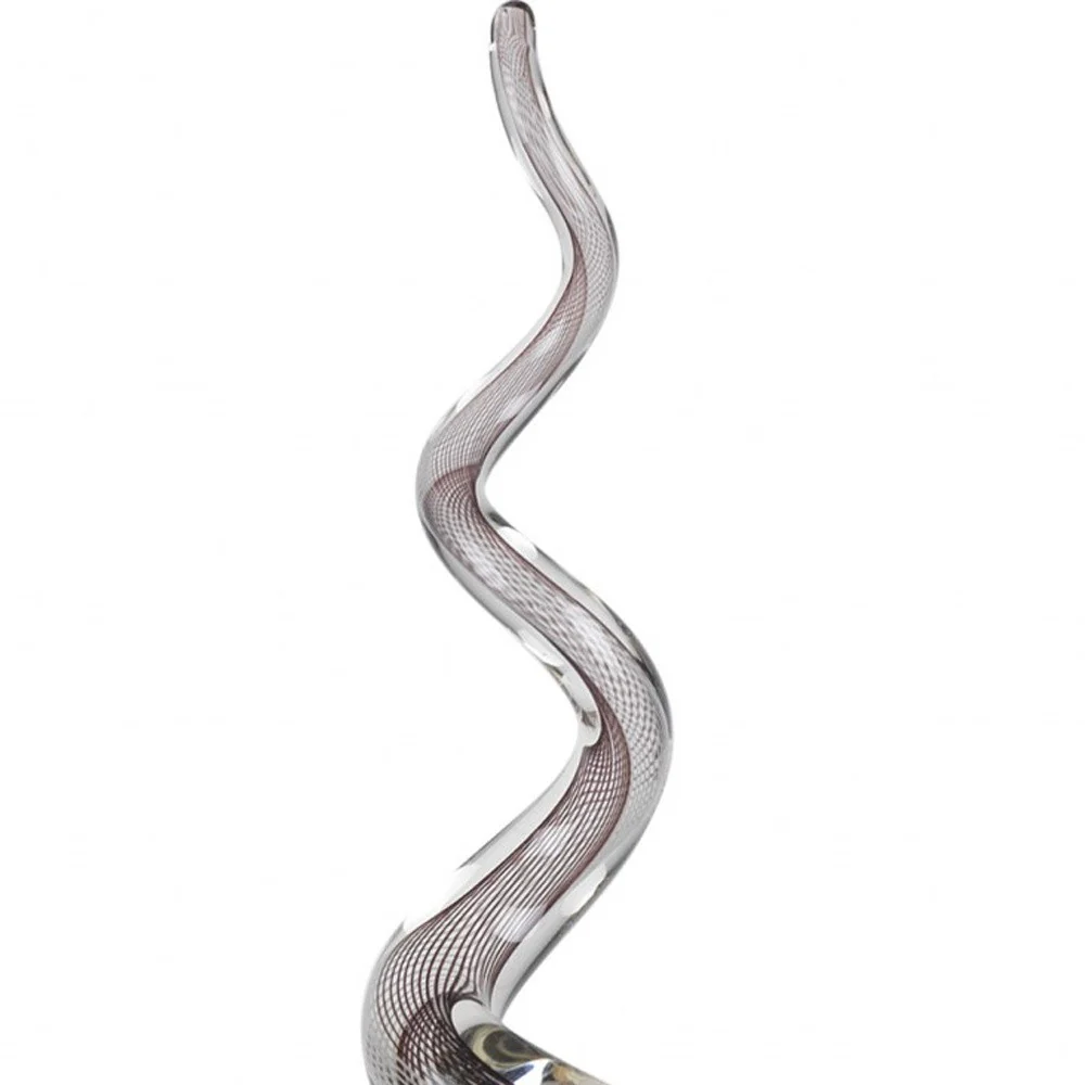 MultiColor Glass Corkscrew Centerpiece Tall By Homeroots - Image 4