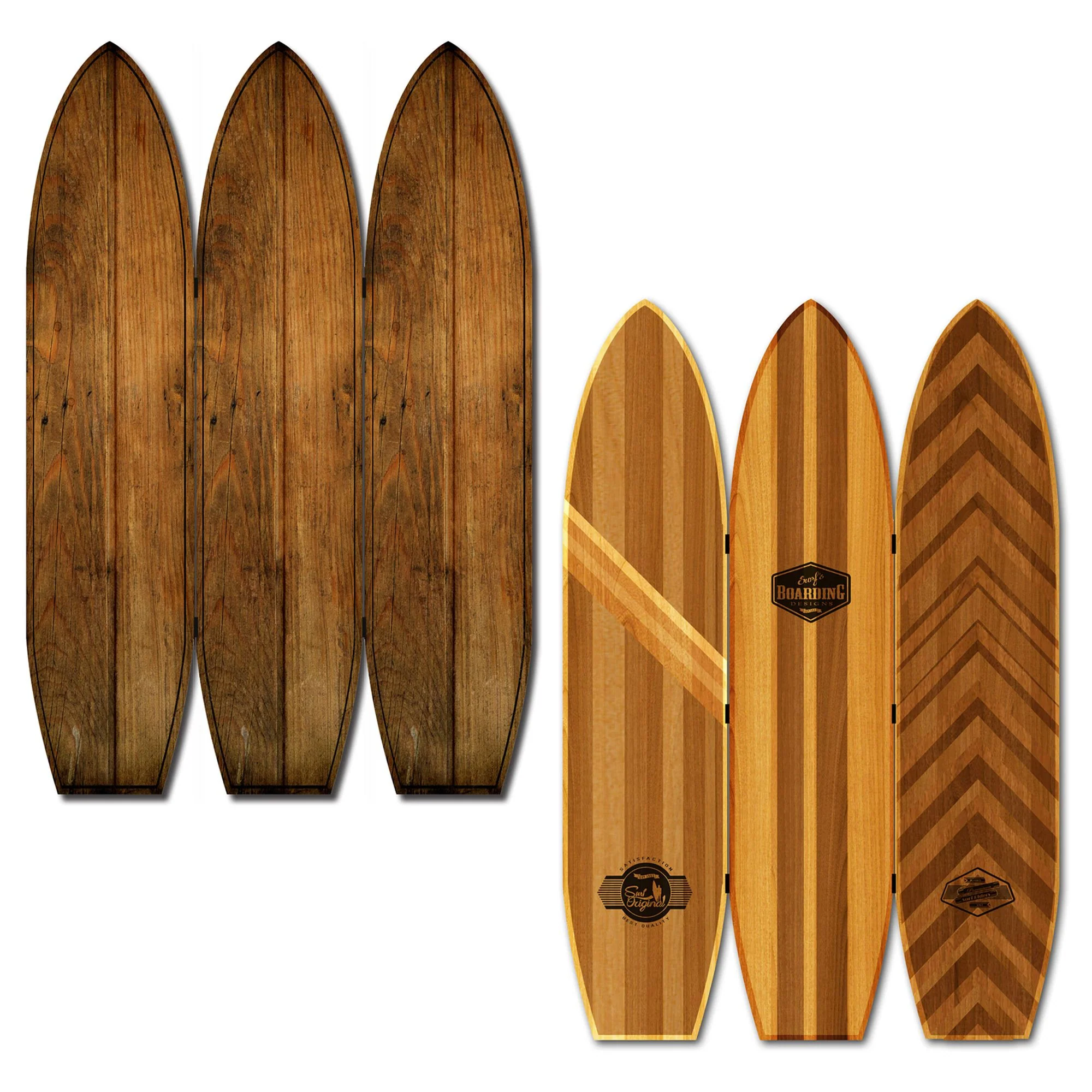 Multicolor Surfboard Screen By Homeroots - Image 10