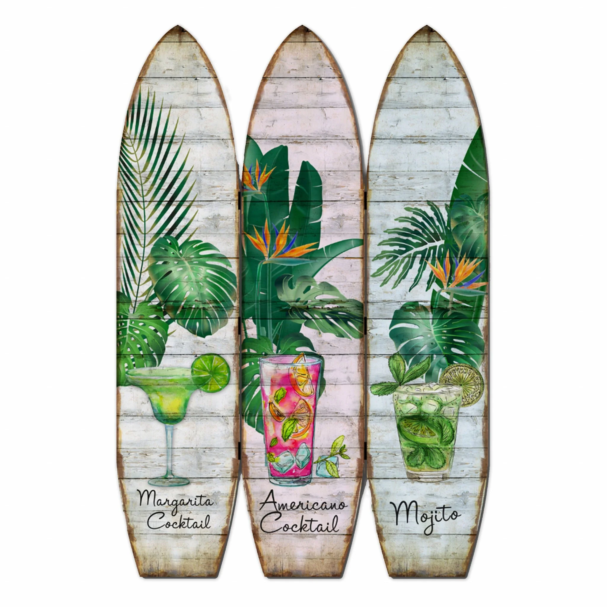 Multicolor Surfboard Screen By Homeroots - Image 2