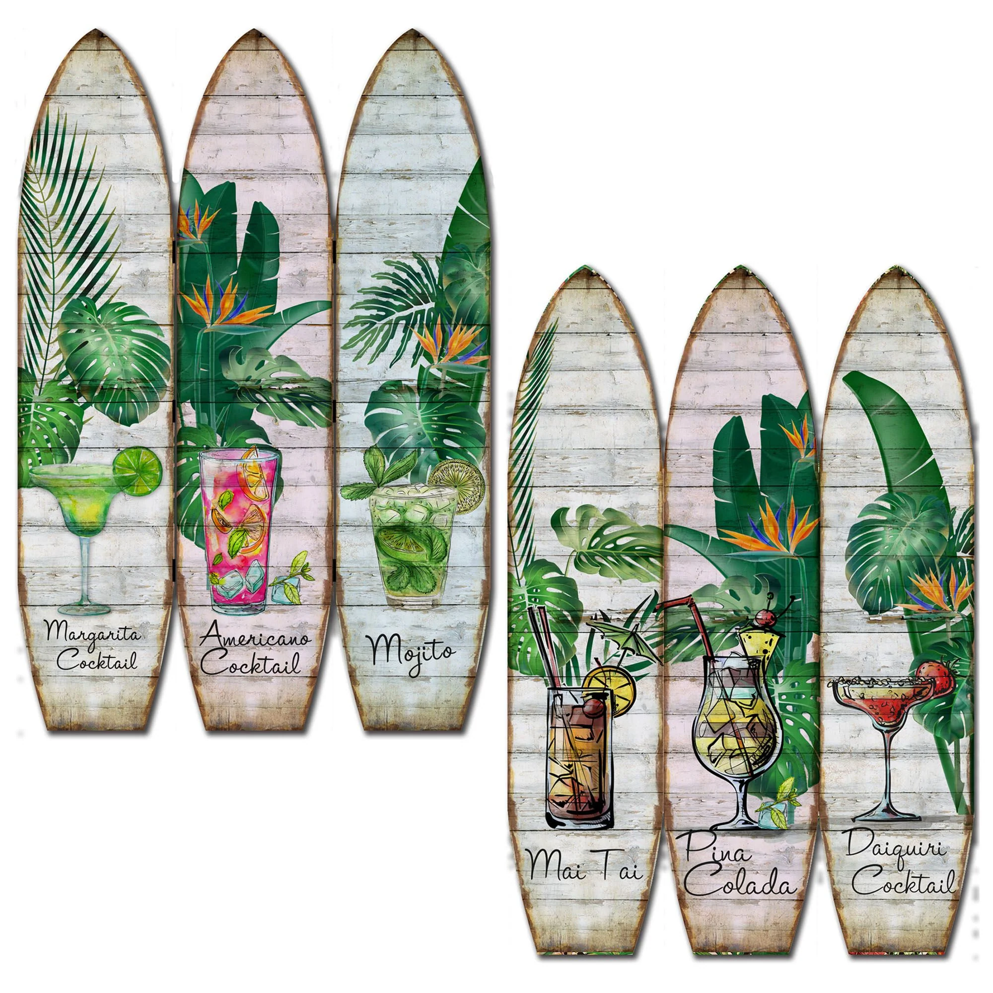 Multicolor Surfboard Screen By Homeroots - Image 4