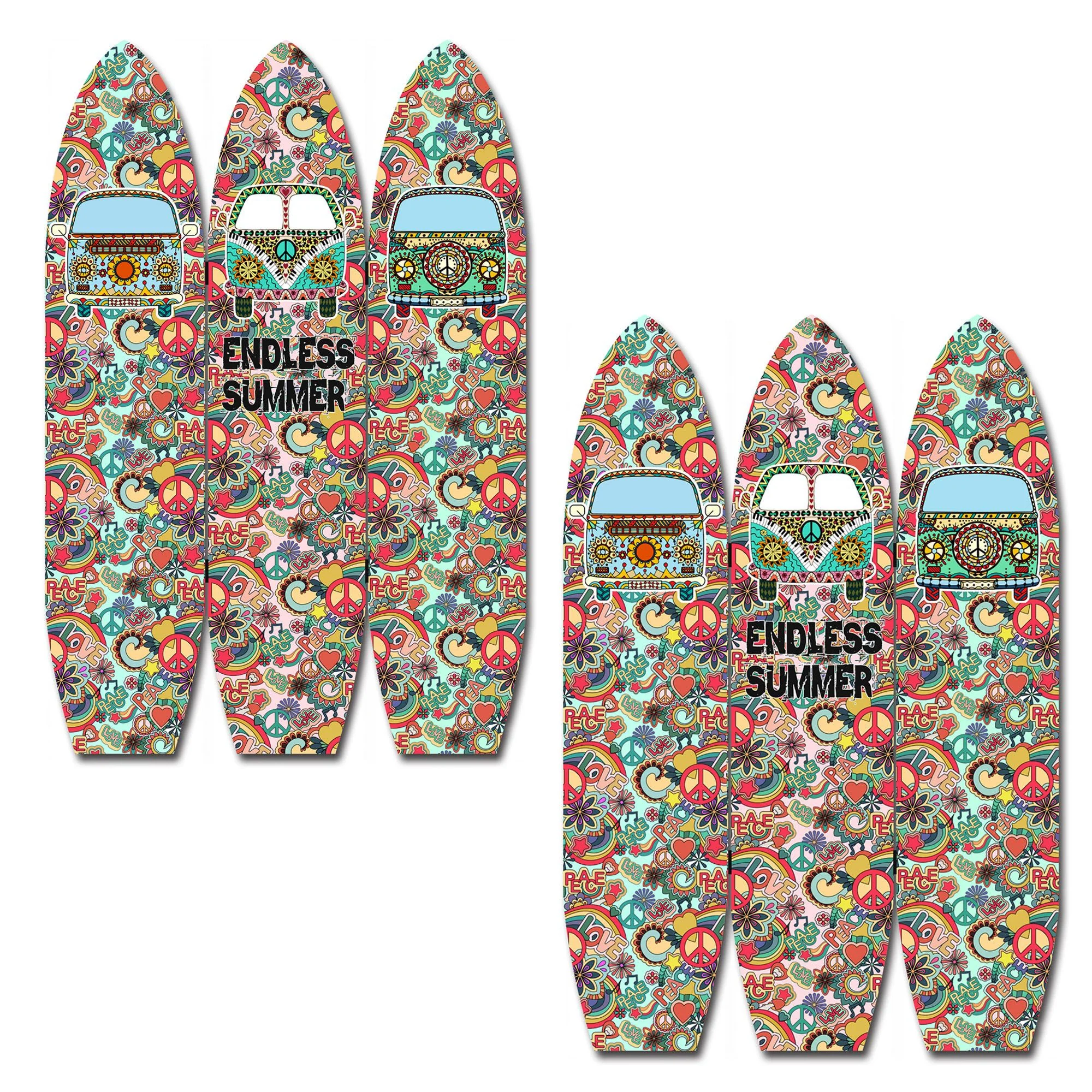 Multicolor Surfboard Screen By Homeroots - Image 7
