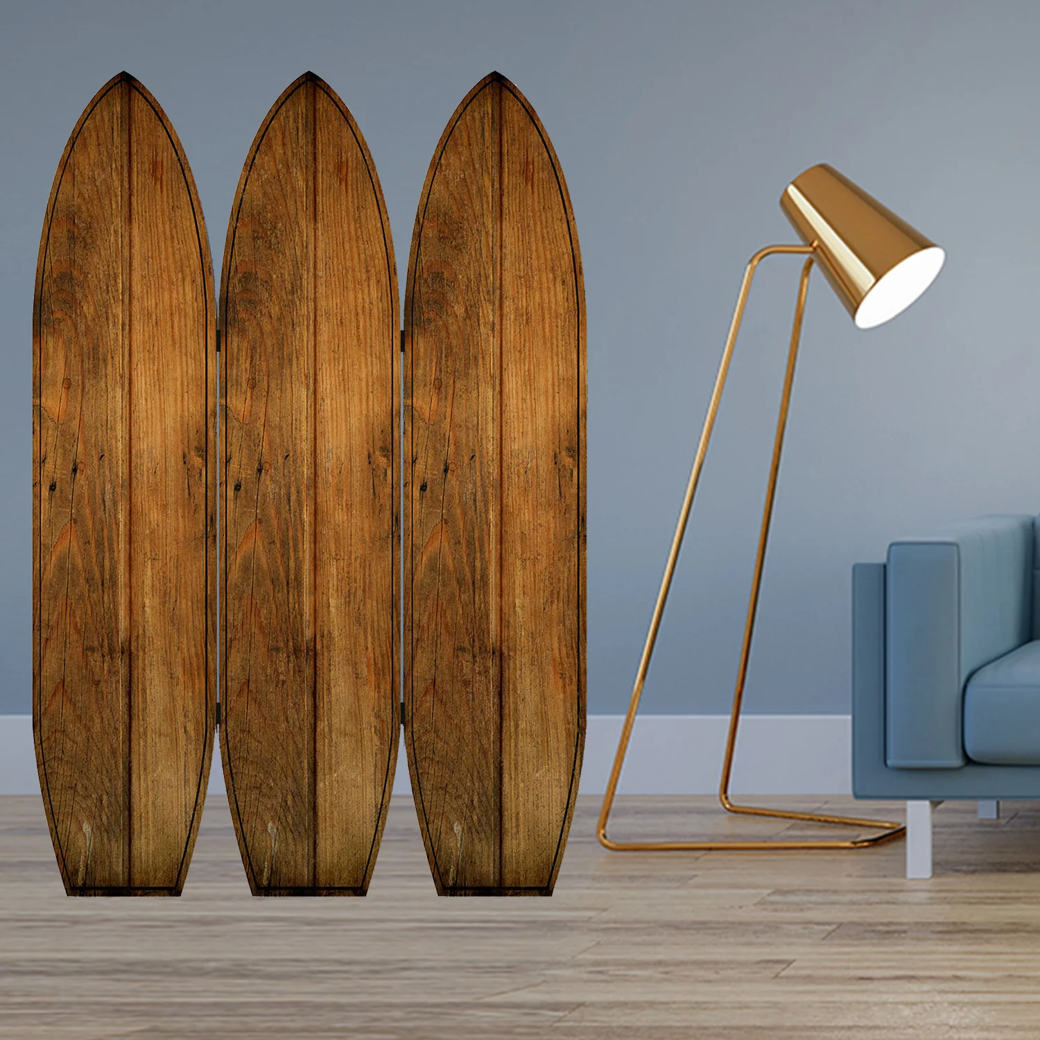 Multicolor Surfboard Screen By Homeroots - Image 9