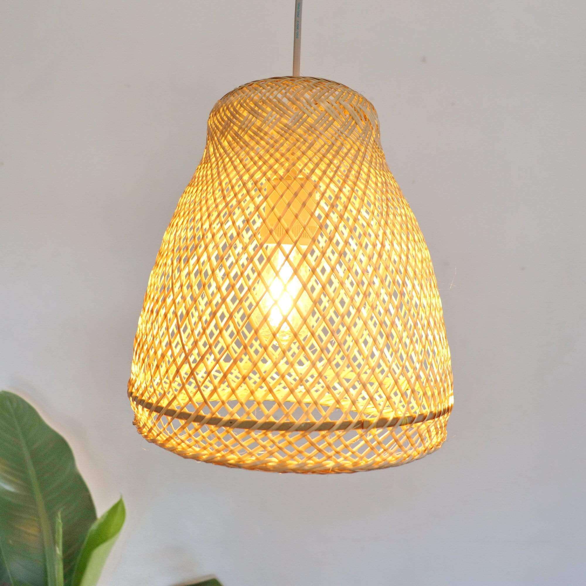 Muntana Bamboo Pendant Light (10 -11 Inches) By Thaihome - Image 4