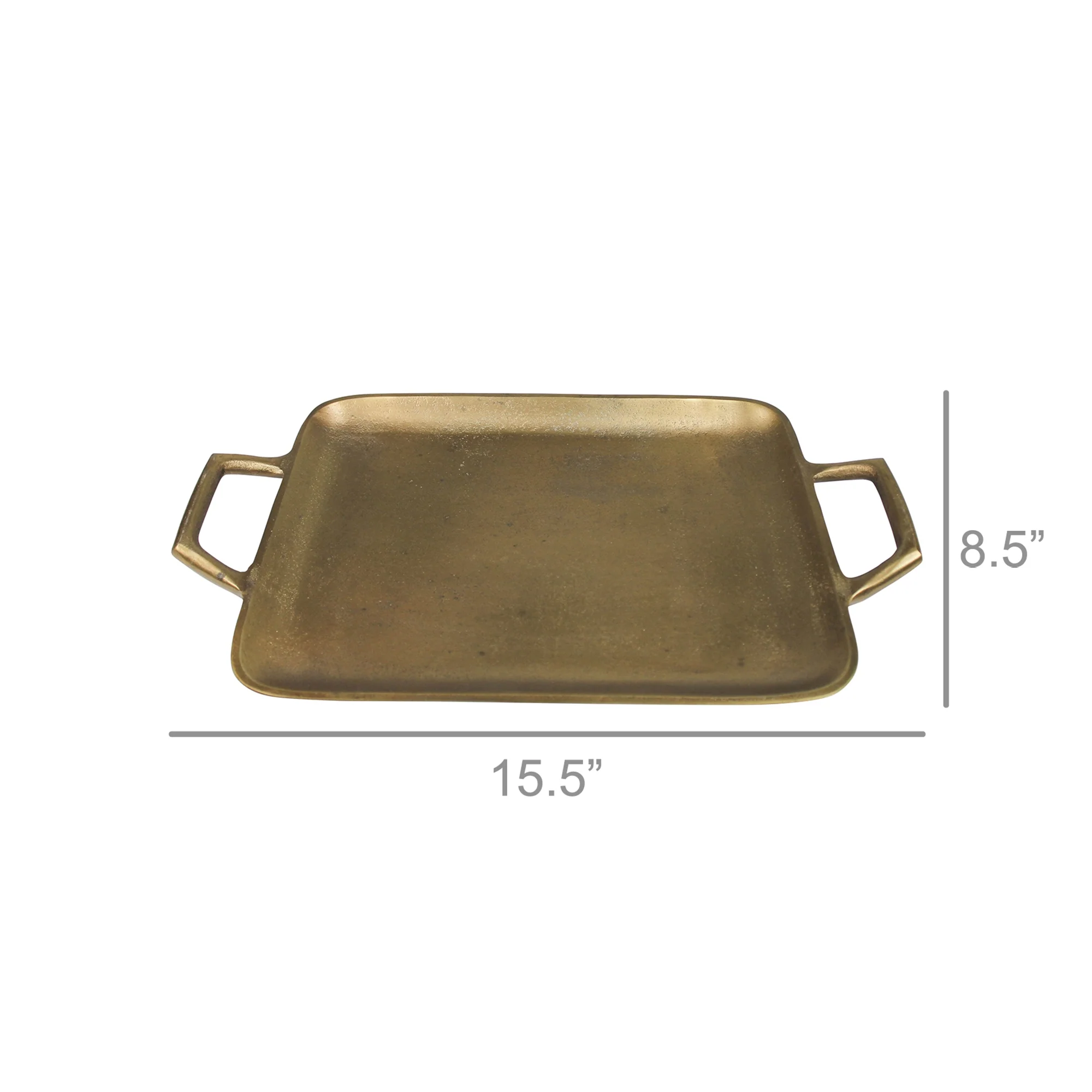 Murray Tray, Brass - Sm By HomArt - Image 2