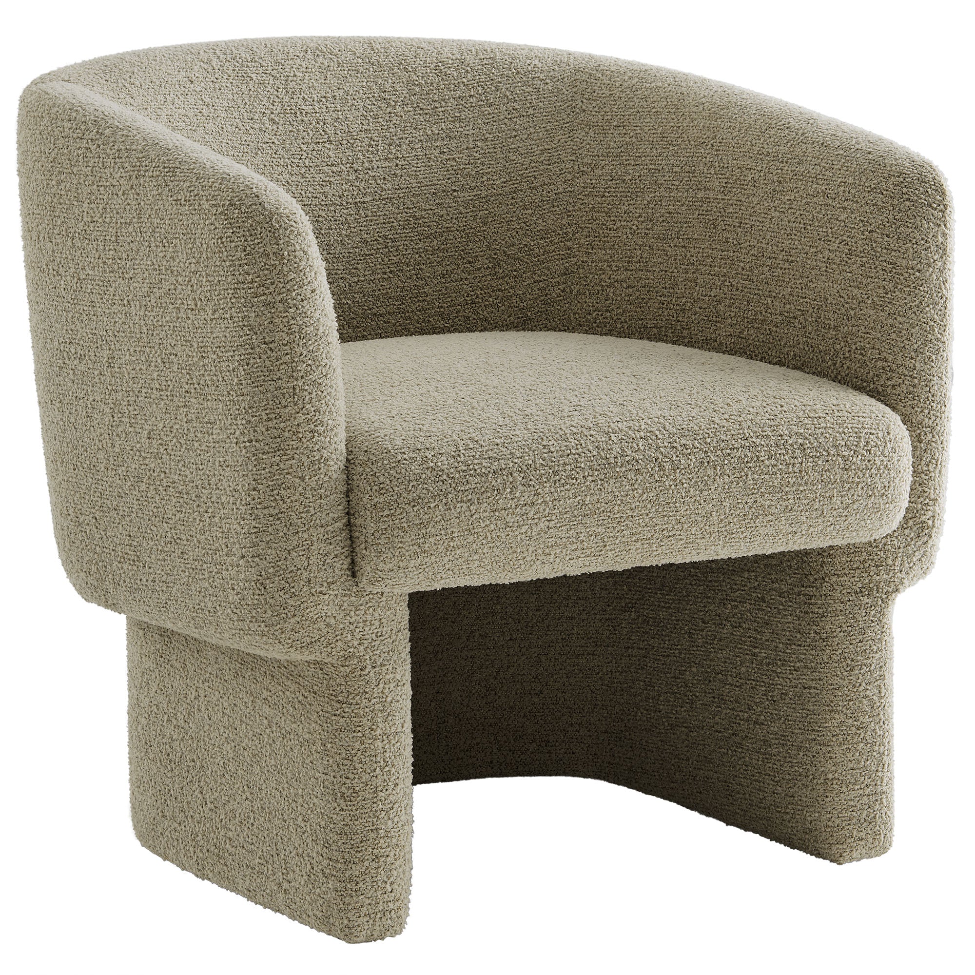 Muse Boucle Fabric Barrel Accent Chair by Modway - Image 19
