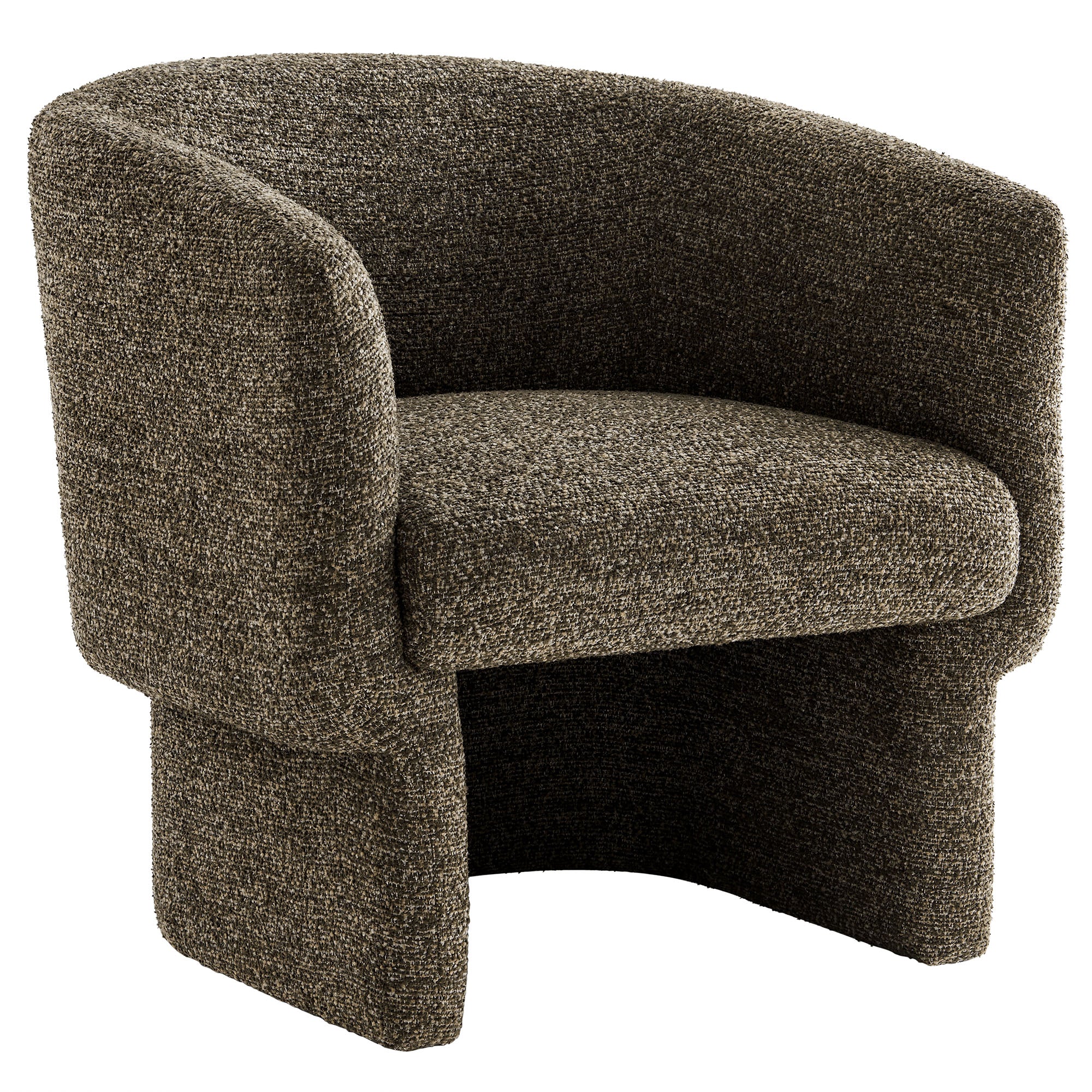 Muse Boucle Fabric Barrel Accent Chair by Modway - Image 2