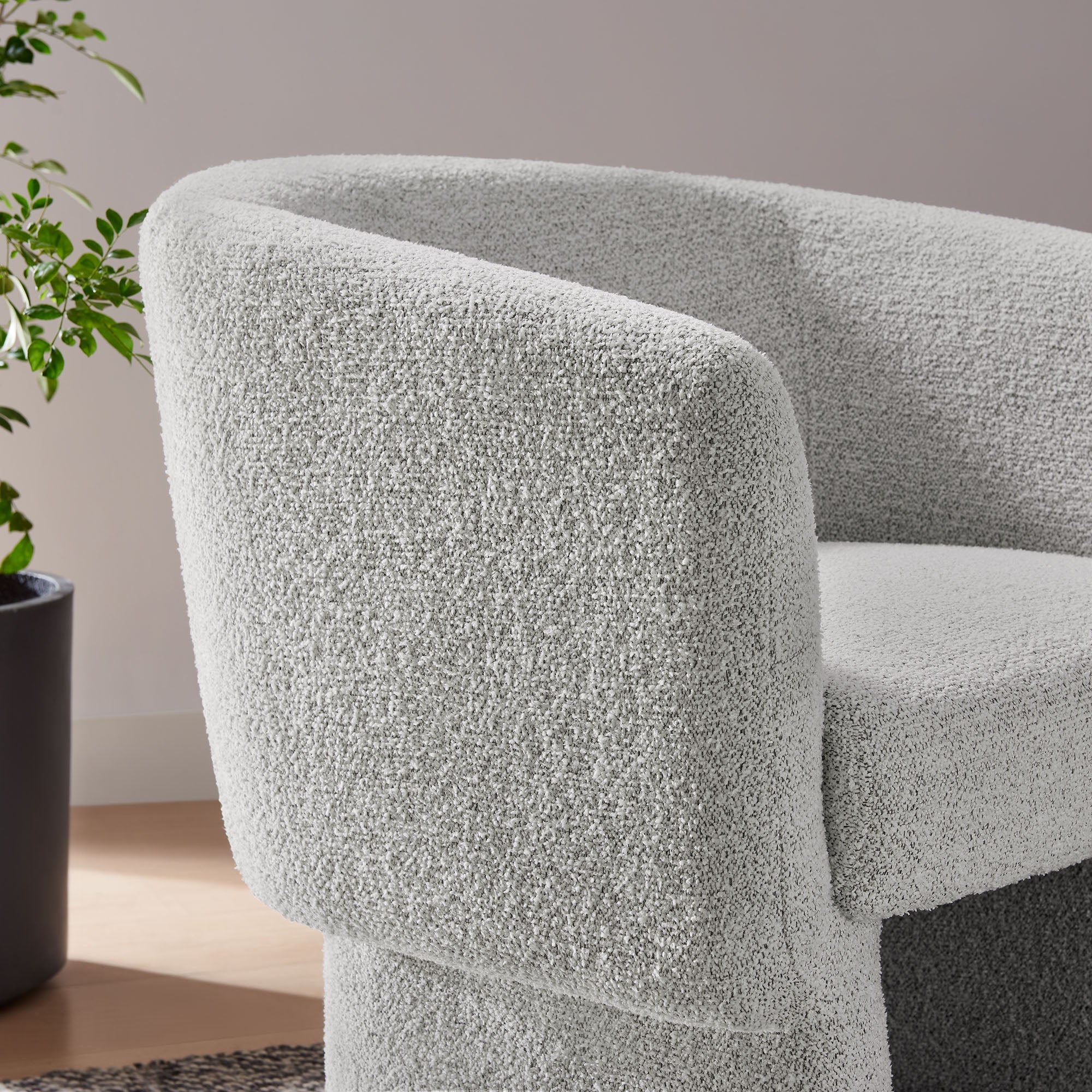 Muse Boucle Fabric Barrel Accent Chair by Modway - Image 33