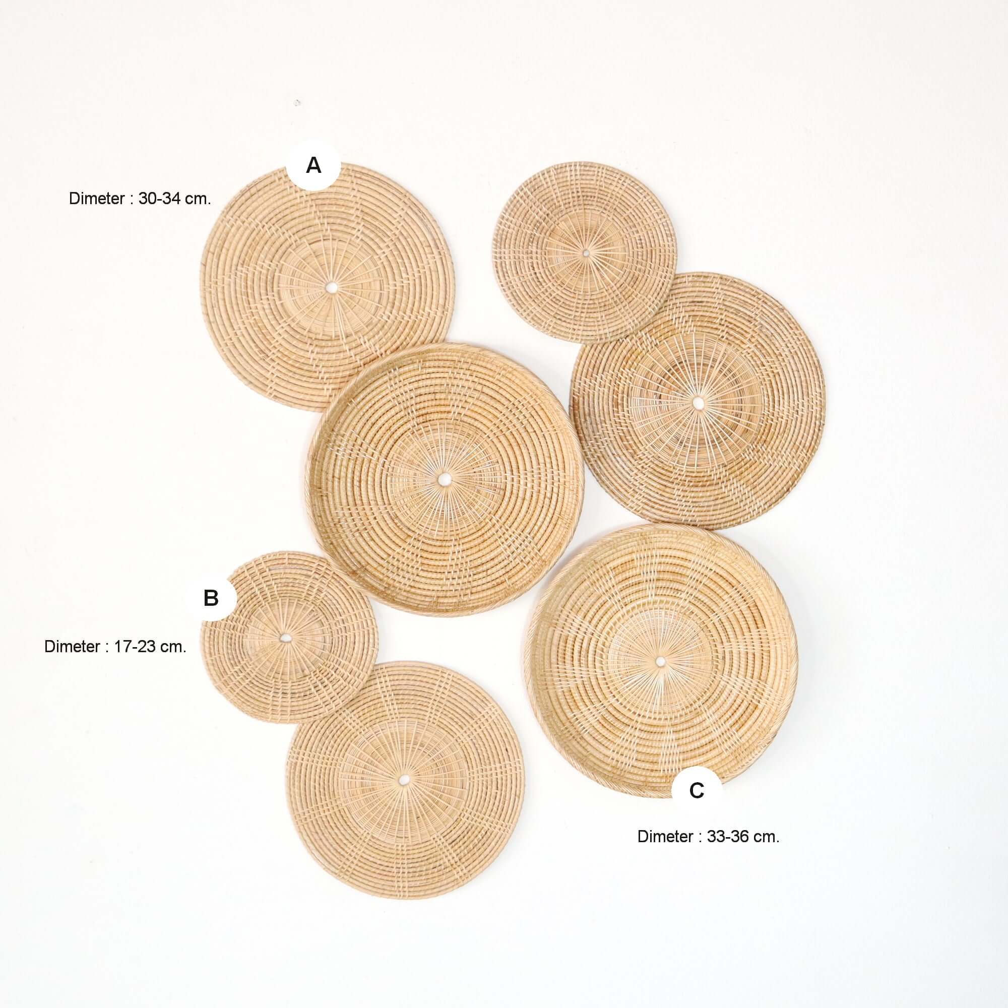 Na Ra - Wall Hanging Art Decor Set By Thaihome - Image 2
