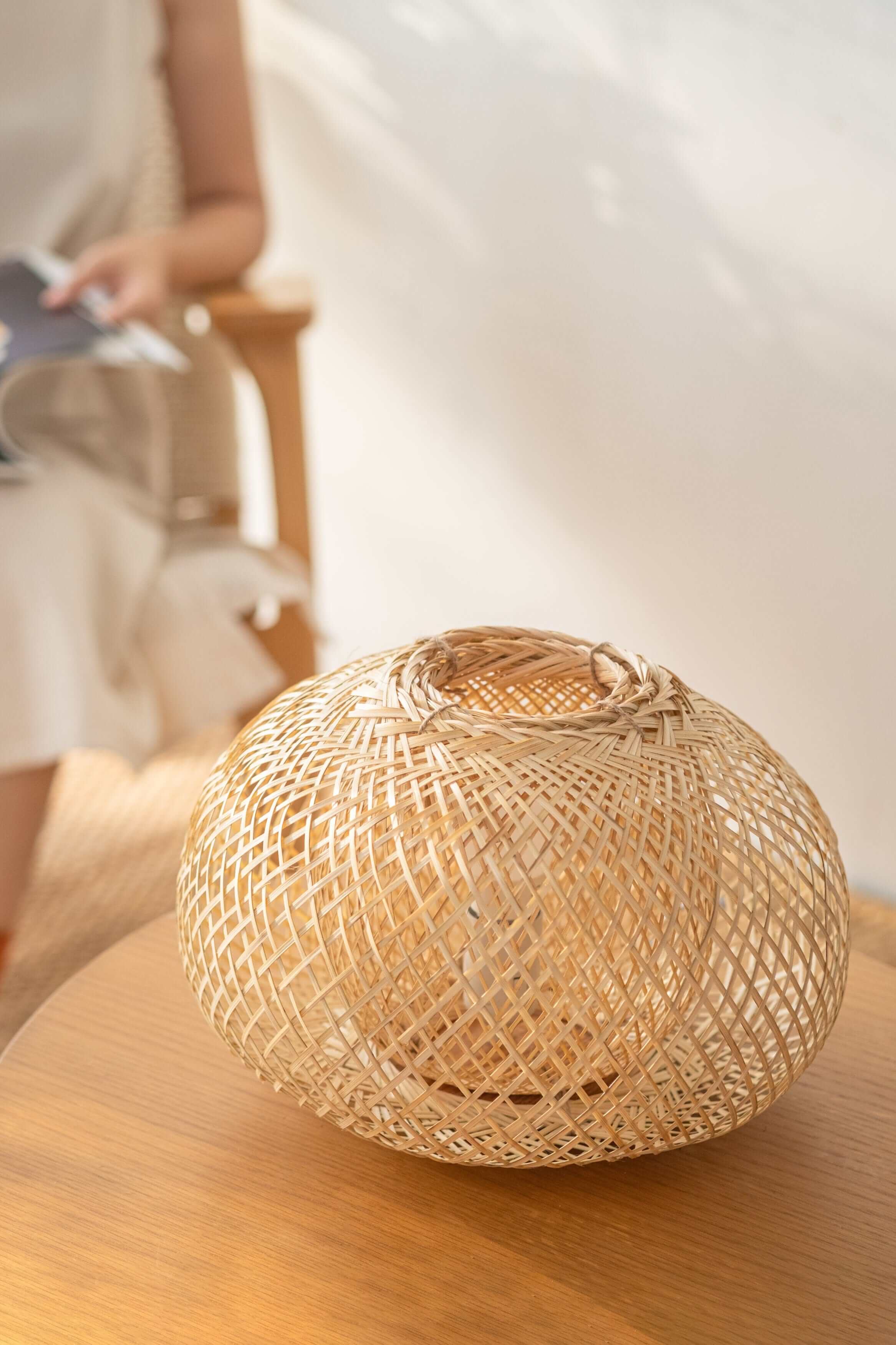 Na Wa - Bamboo Boho Table Lamp By Thaihome - Image 2