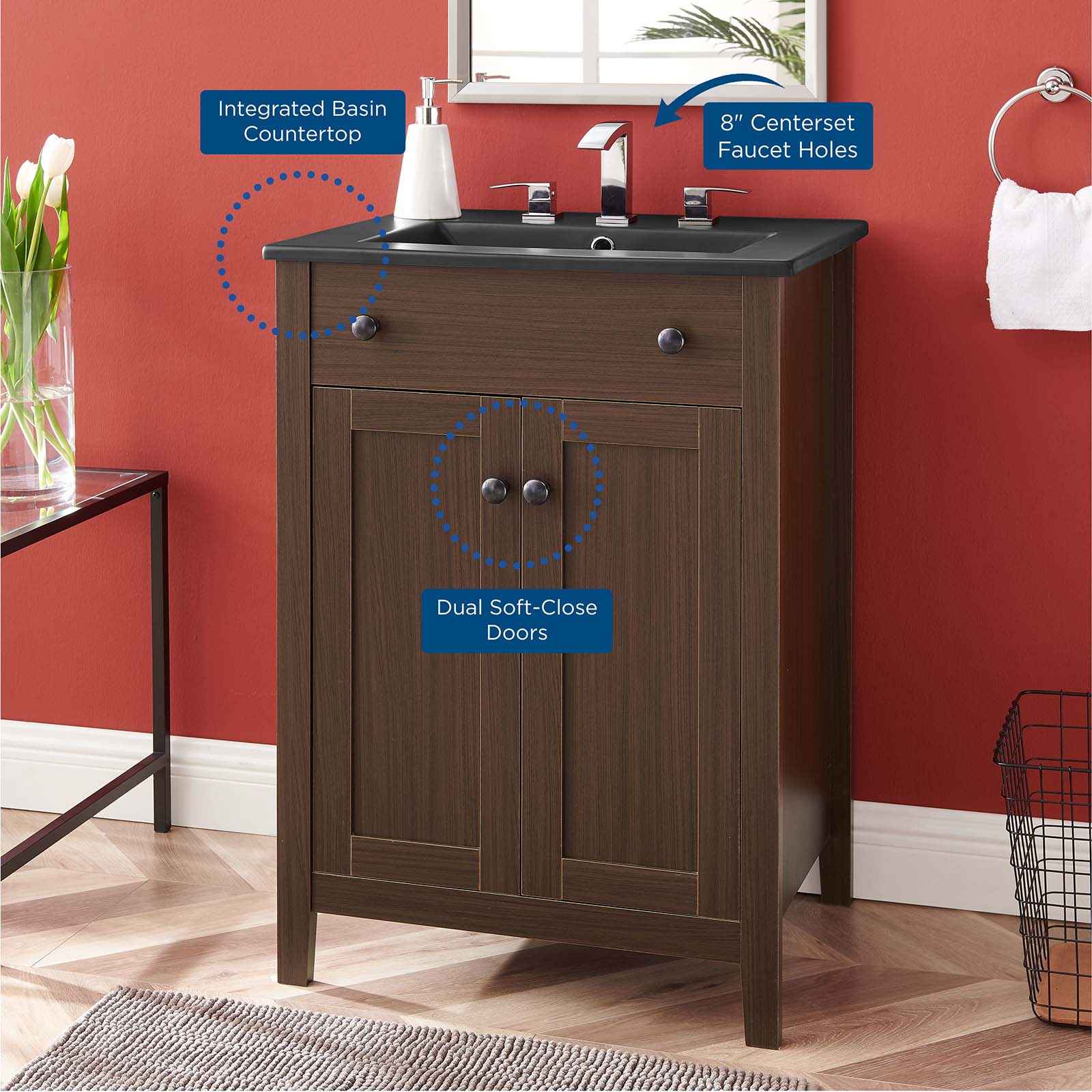 Nantucket 24" Bathroom Vanity By Modway - EEI-5356 - Image 9
