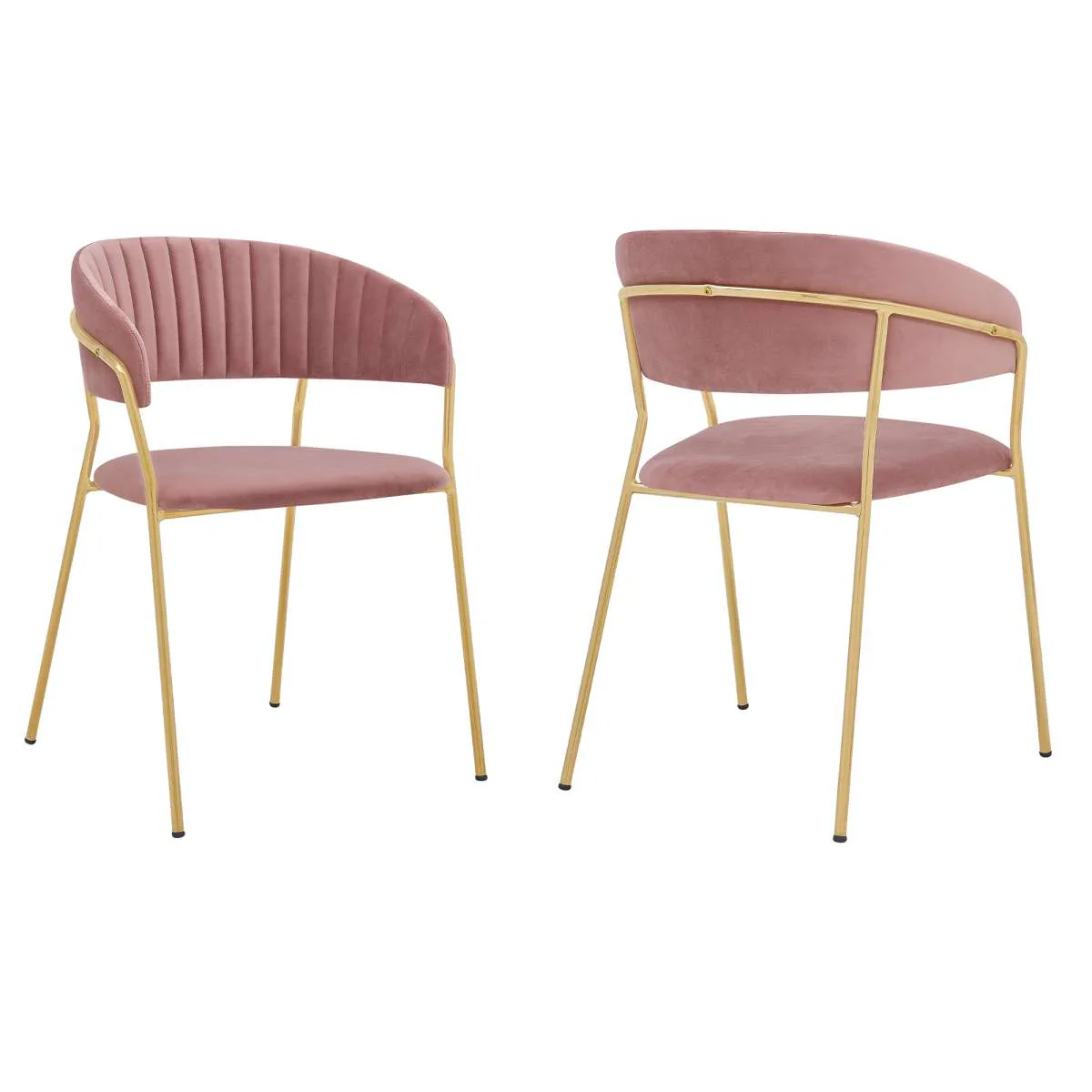 Nara Modern Gray Faux Leather and Metal Dining Room Chairs - Set of 2 By Armen Living - Image 18