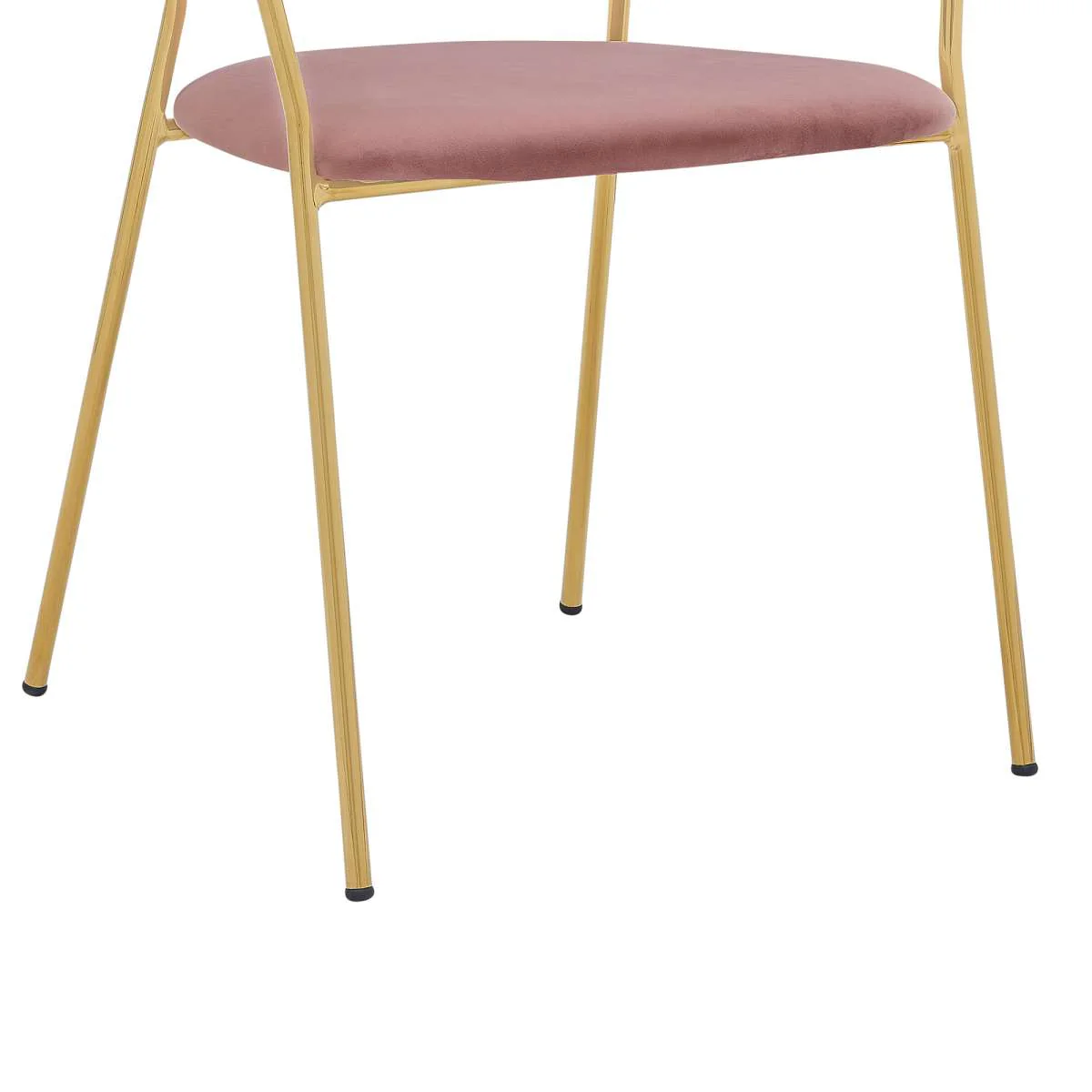 Nara Modern Gray Faux Leather and Metal Dining Room Chairs - Set of 2 By Armen Living - Image 23