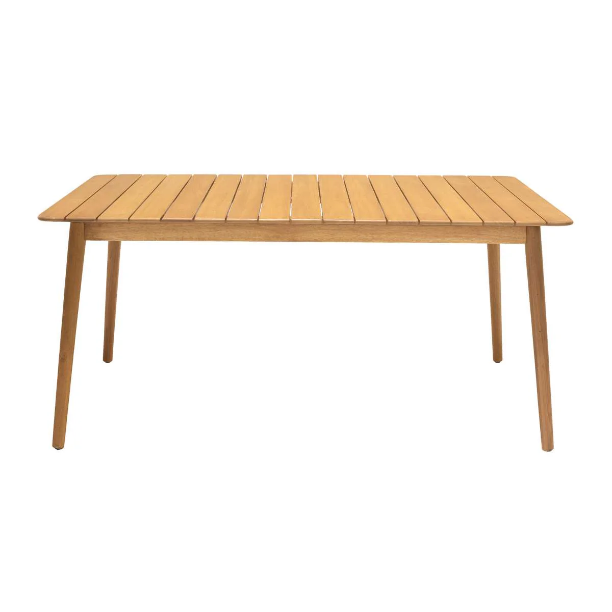 Nassau 5 piece Outdoor Dining Set in Natural Wood Finish Table By Armen Living - Image 29