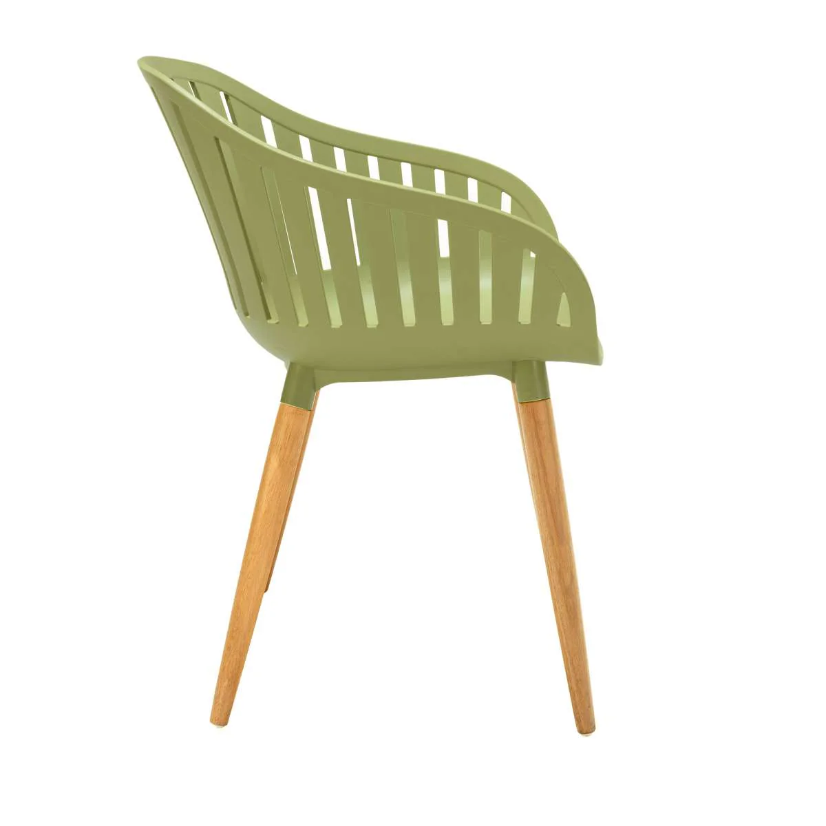 Nassau Outdoor 5 Piece Green Eucalyptus Dining Set By Armen Living - Image 31