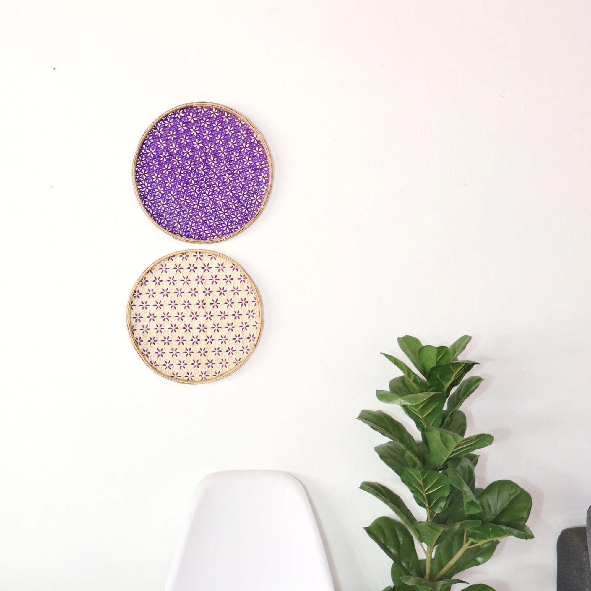 Nat Ta Nid - Wall Hanging Decor Set Of 2 By Thaihome - Image 2