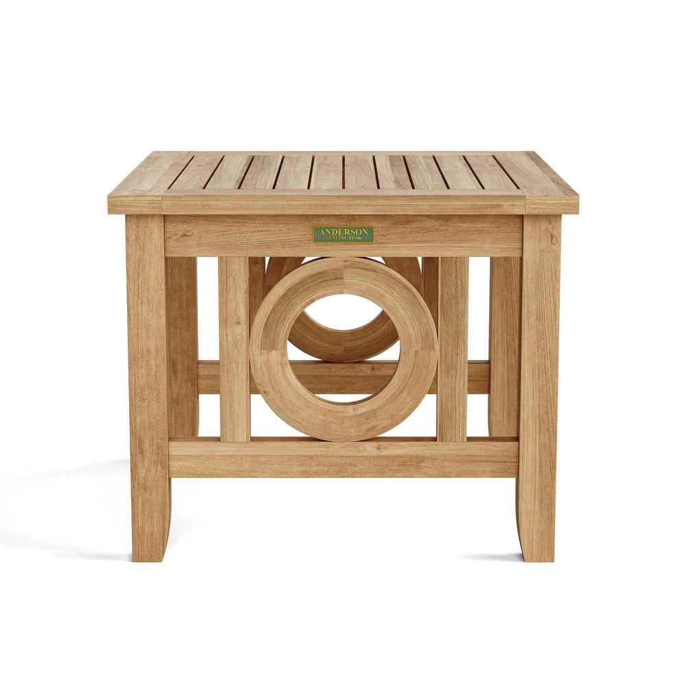 Natsepa Square Side Table By Anderson Teak - Image 2