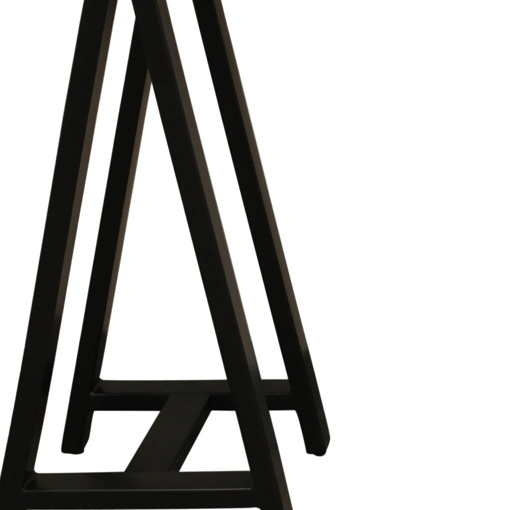 Natural and Black Solid Wood A Frame Console Table By Homeroots - Image 5