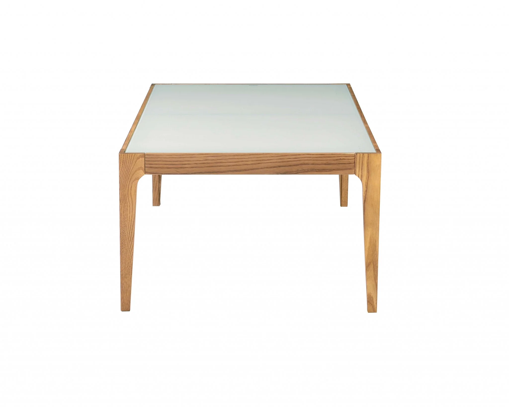 Natural And Frost Glass Coffee Table By Homeroots - Image 4