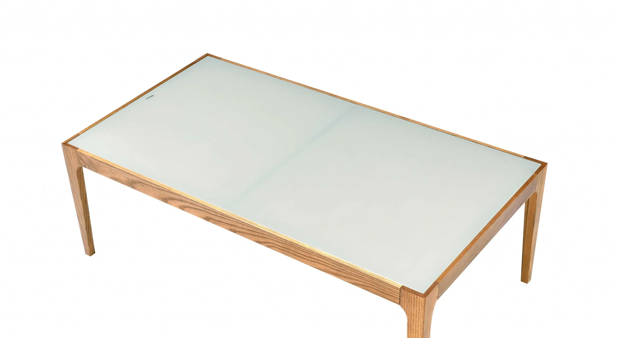 Natural And Frost Glass Coffee Table By Homeroots - Image 5