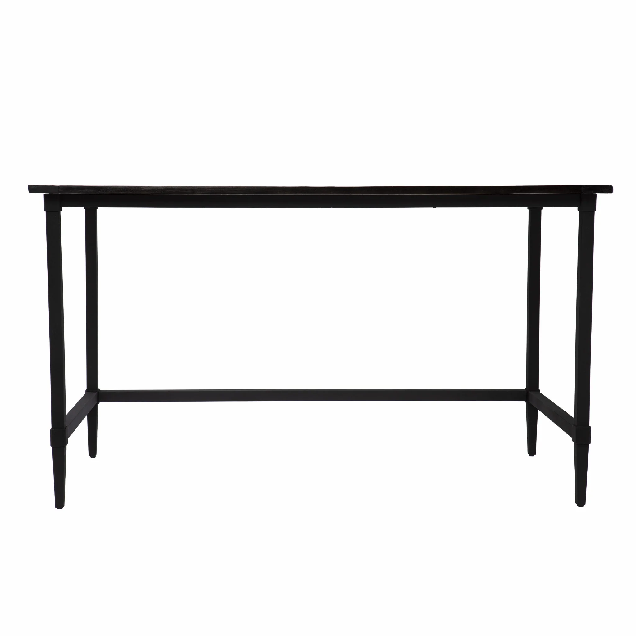 Natural Black Reclaimed Wood Desk By Homeroots - Image 3