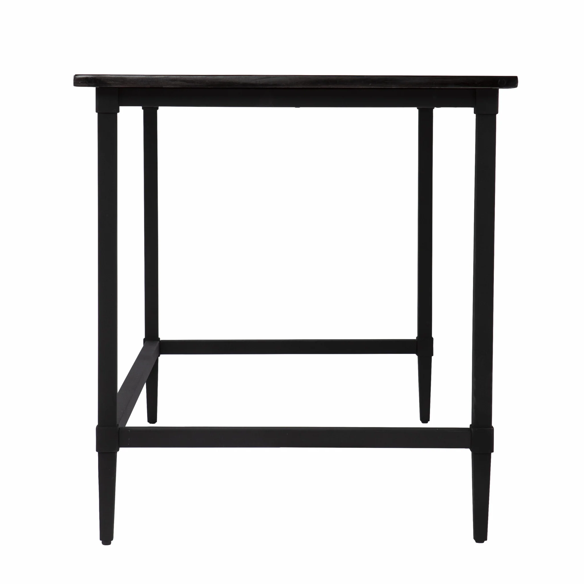 Natural Black Reclaimed Wood Desk By Homeroots - Image 5