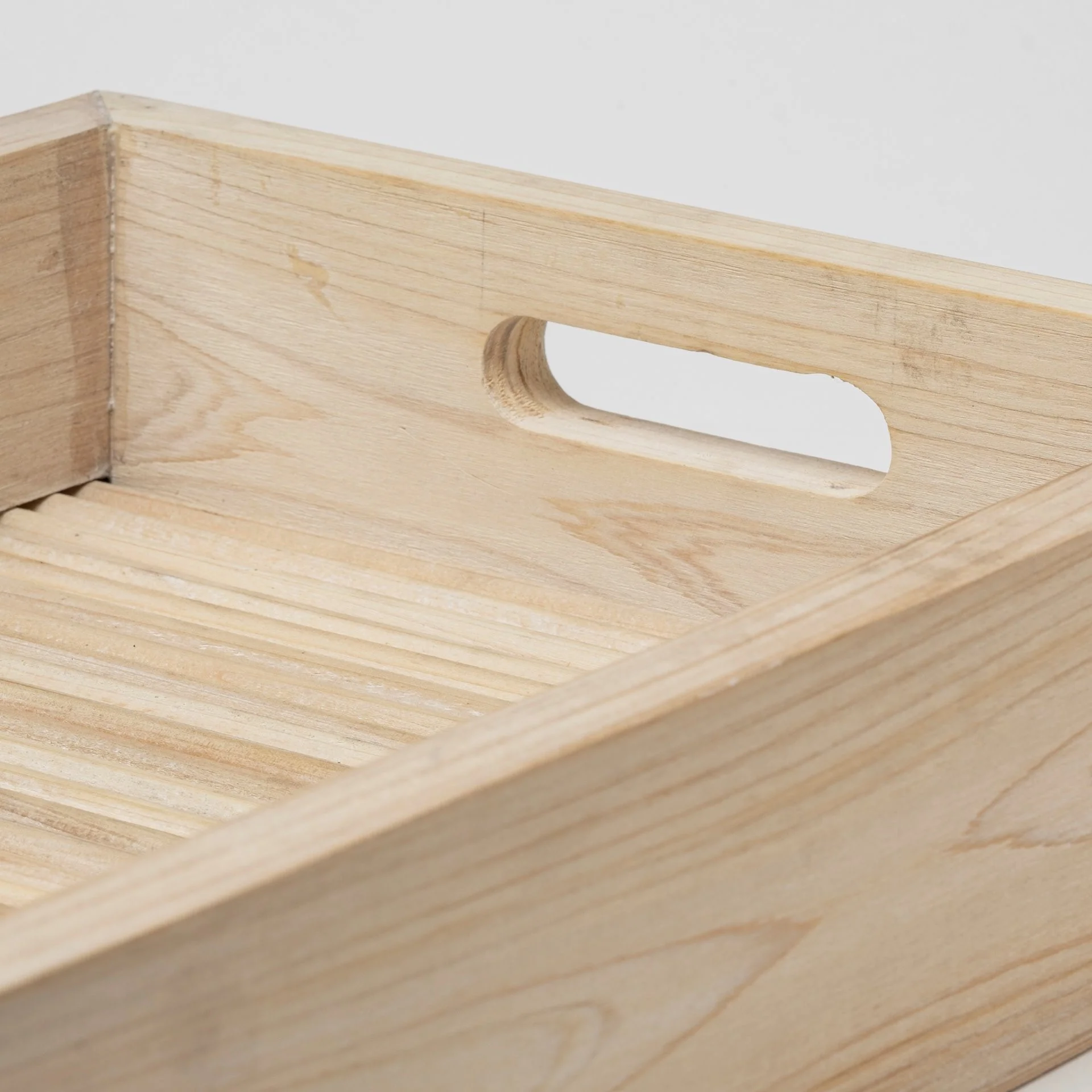 Natural Blonde Wood With Coastal Inspired Tray By Homeroots - Image 5