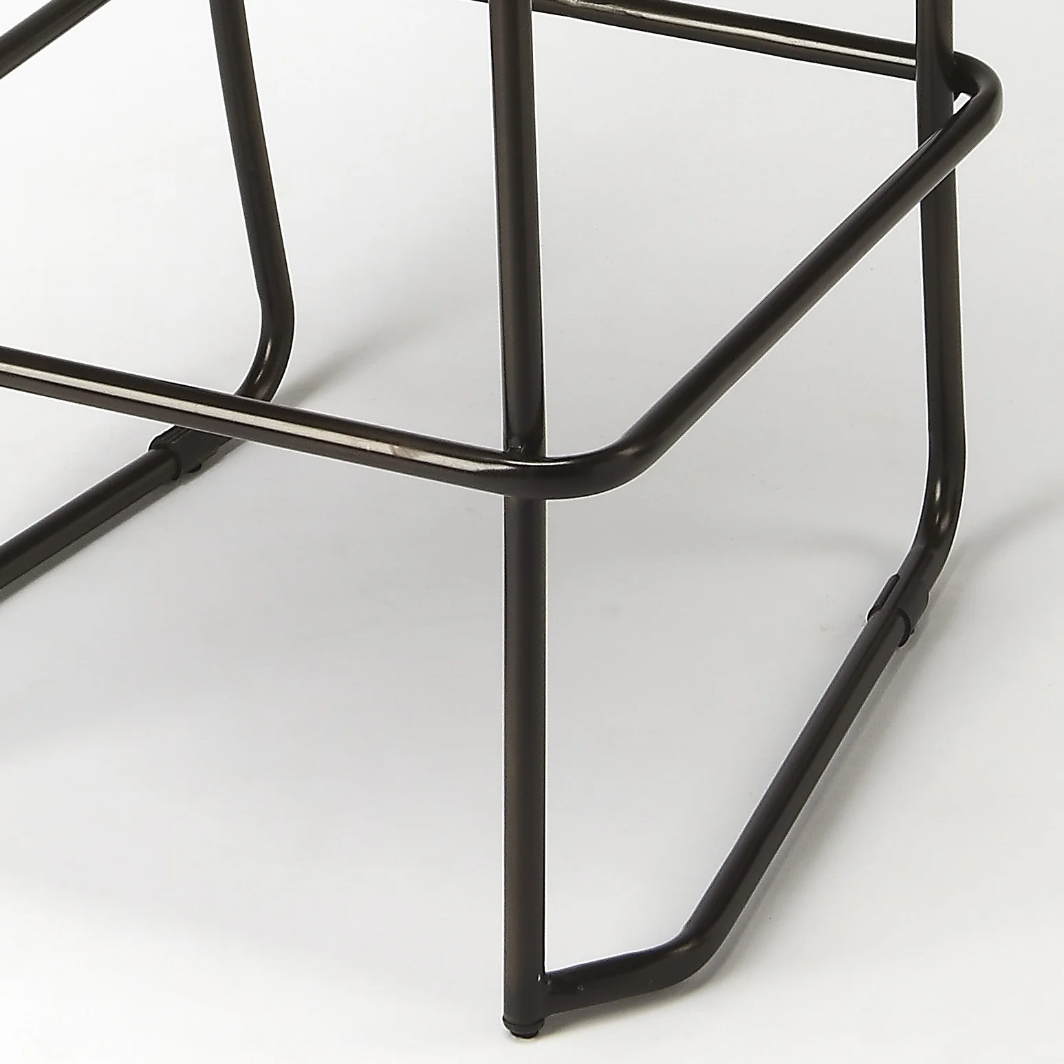 Natural Brown Leather Bar Stool By Homeroots - Image 5