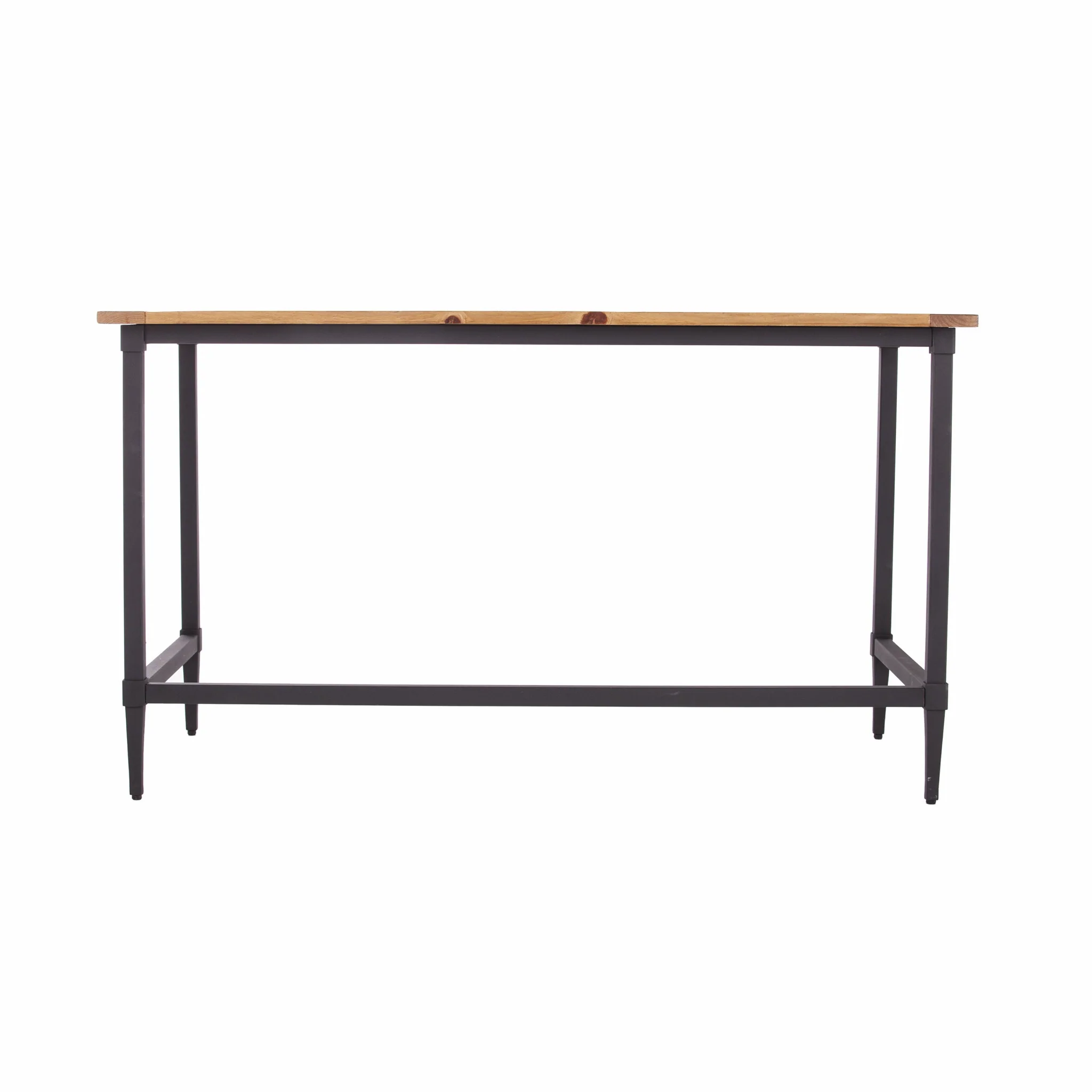 Natural Brown Reclaimed Wood Desk By Homeroots - Image 7
