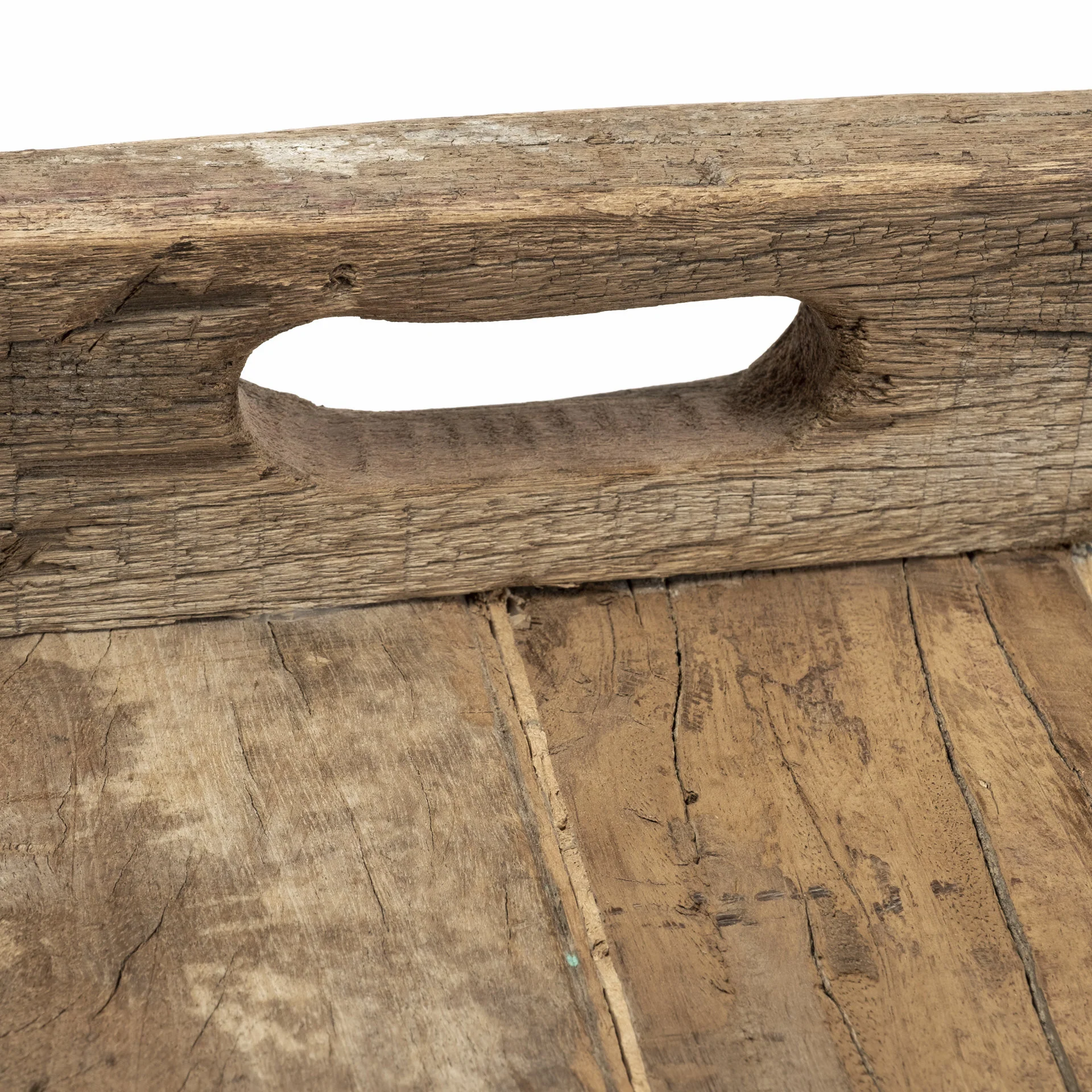 Natural Brown Reclaimed Wood Tray By Homeroots - Image 5