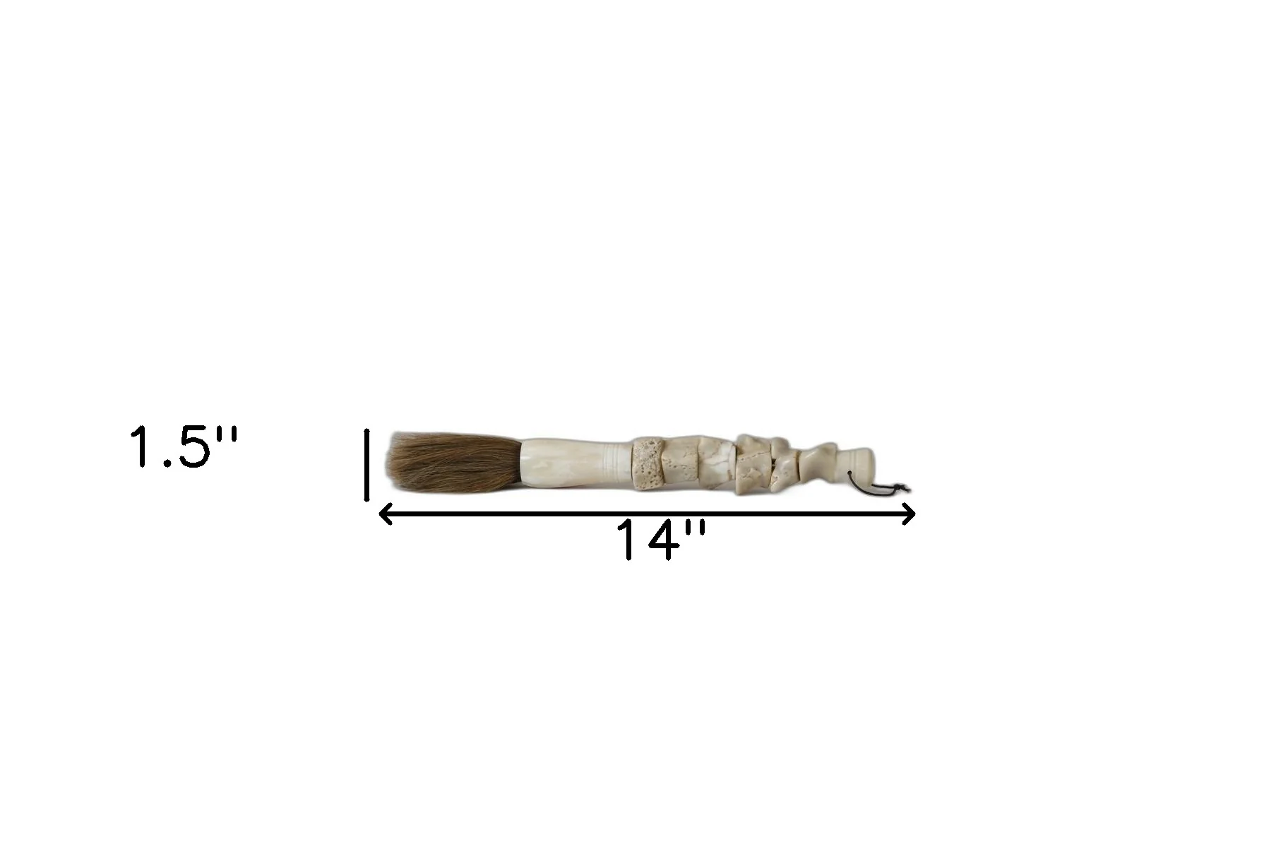 Natural Chunky Coral Decorative Calligraphy Brush By Homeroots - Image 7