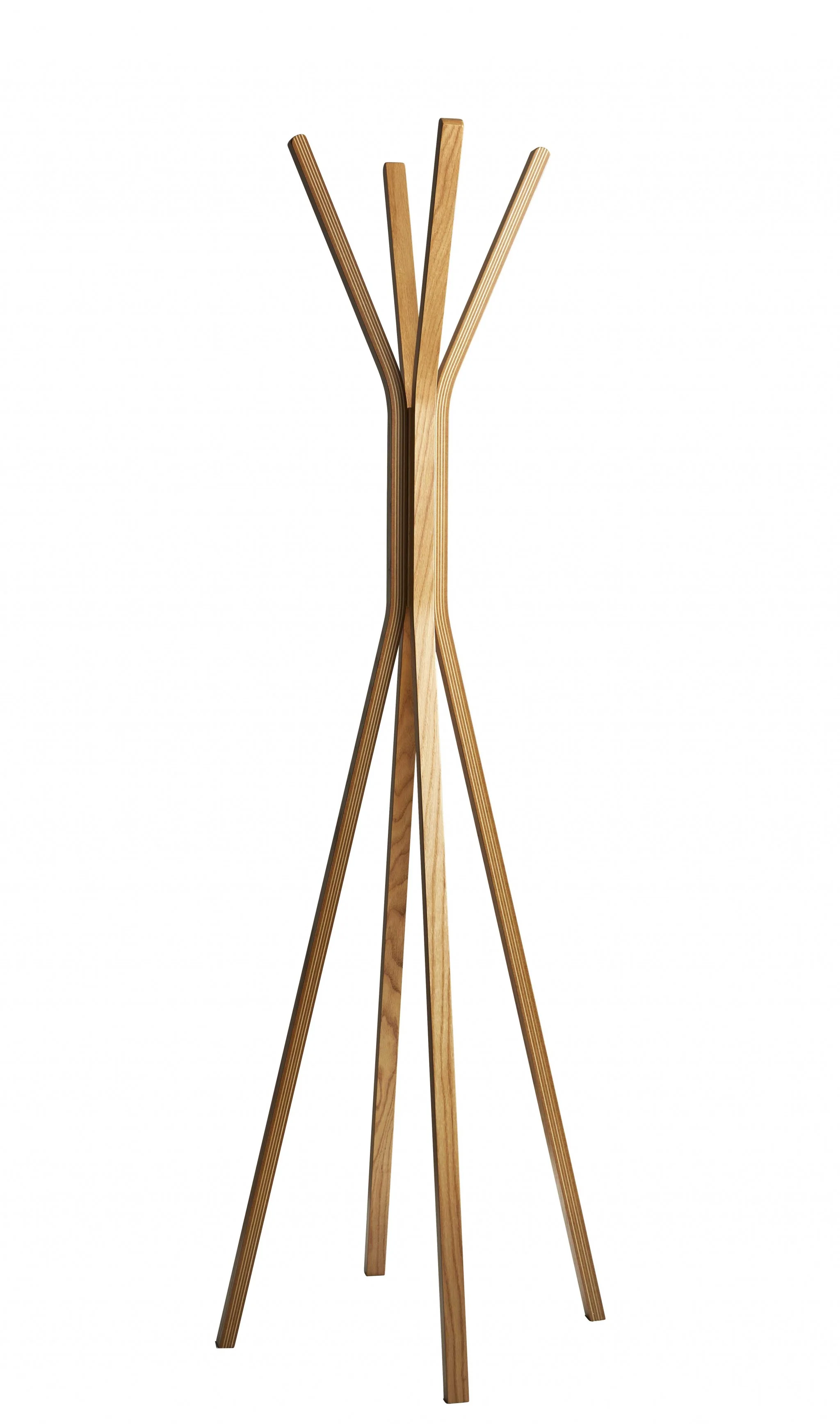 Natural  Coat Rack By Homeroots - Image 2