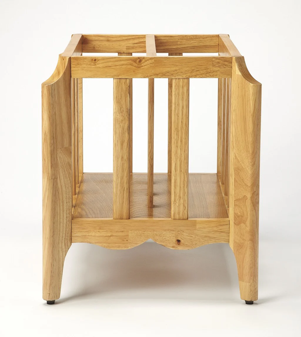 Natural Mango Magazine Basket By Homeroots - Image 3
