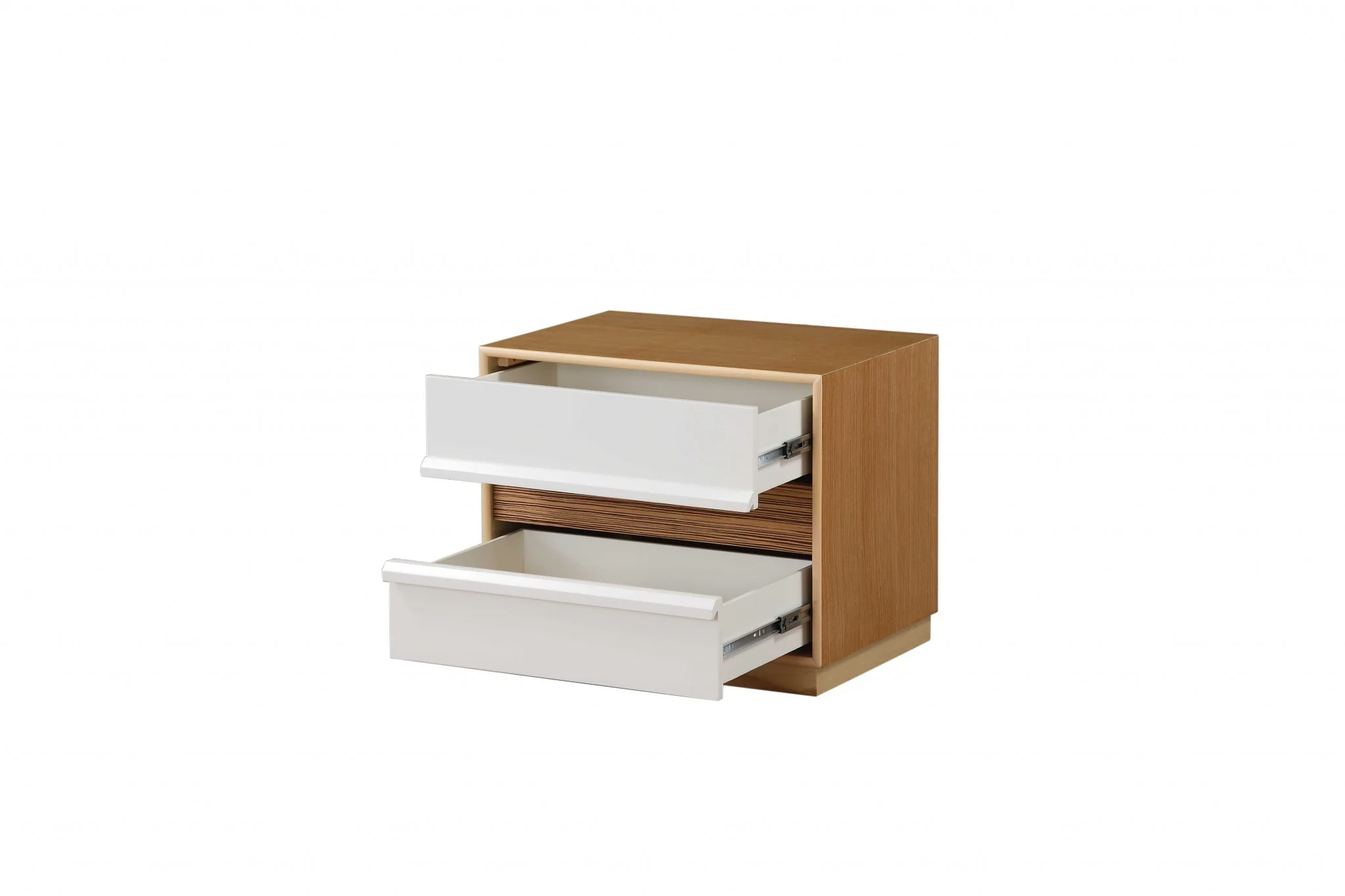 Natural Mdf Nightstand By Homeroots - Image 6
