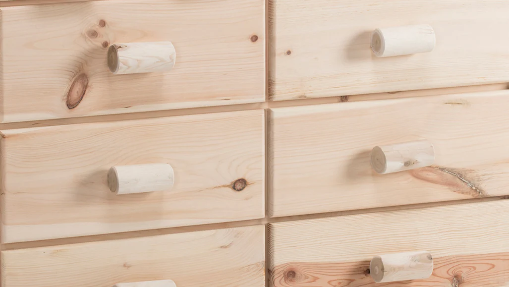 Natural Unfinished Wood Ten Drawer Dresser By Homeroots - Image 5