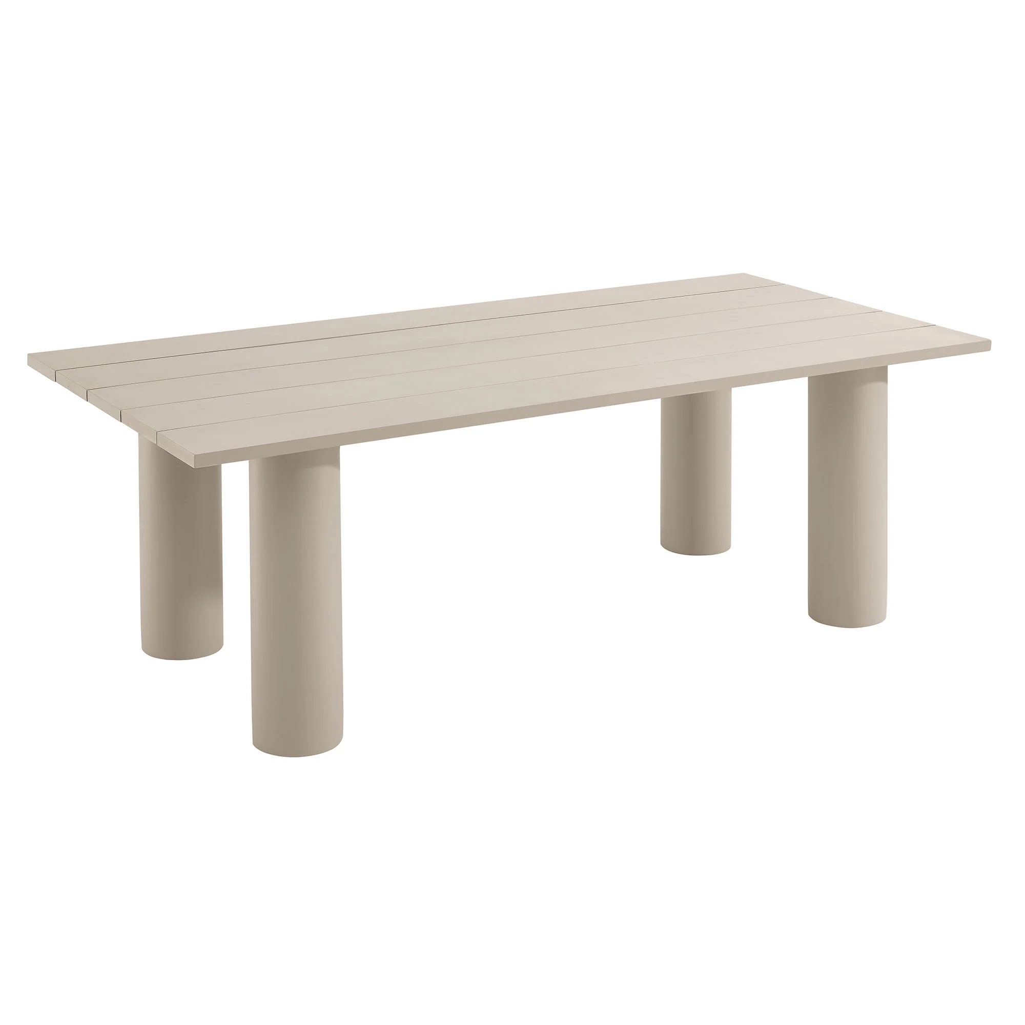 Nautica Outdoor Patio 87" Rectangular Aluminum Dining Table by Modway - Image 10