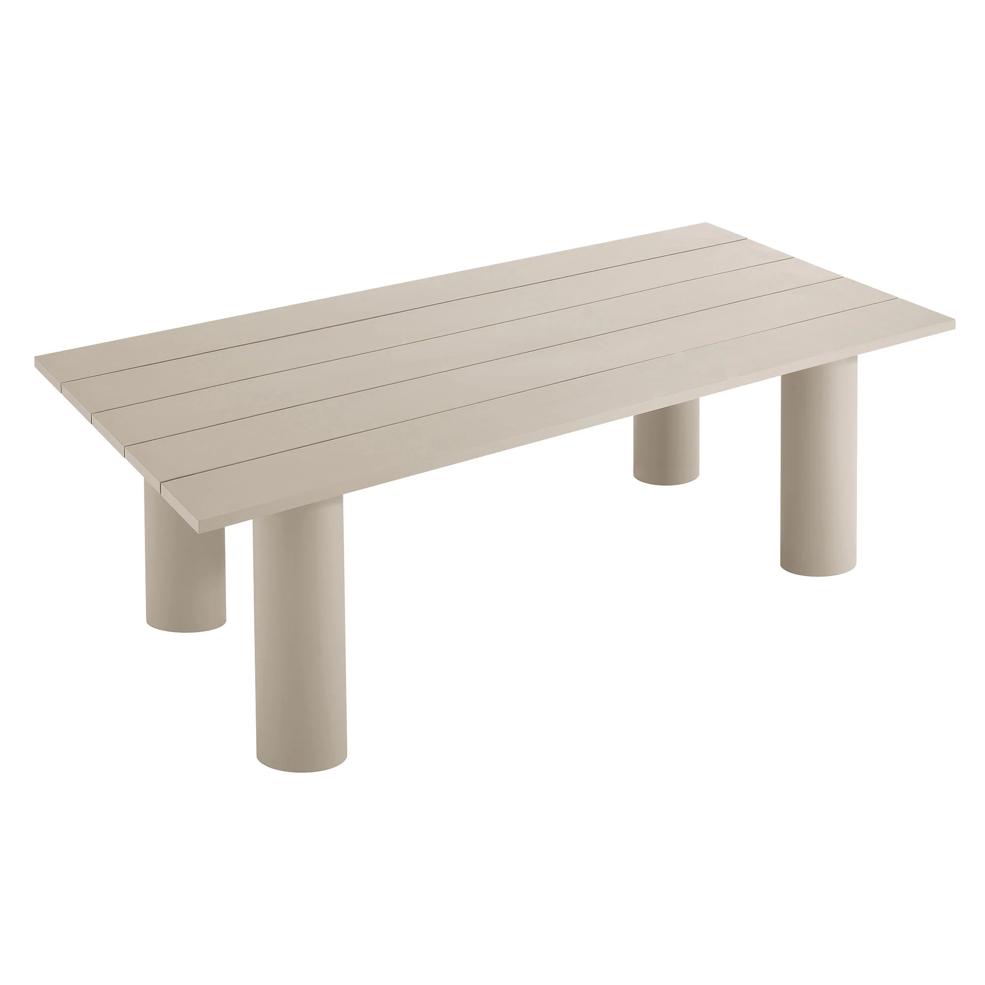 Nautica Outdoor Patio 87" Rectangular Aluminum Dining Table by Modway - Image 13