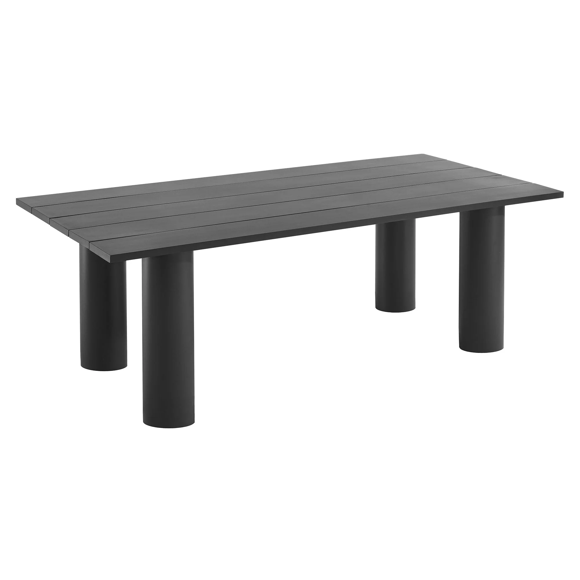 Nautica Outdoor Patio 87" Rectangular Aluminum Dining Table by Modway - Image 2