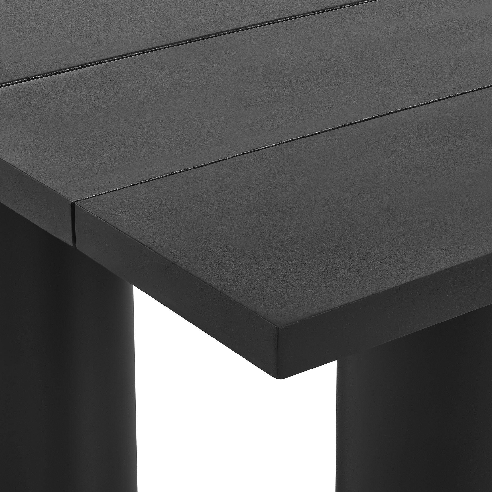 Nautica Outdoor Patio 87" Rectangular Aluminum Dining Table by Modway - Image 6