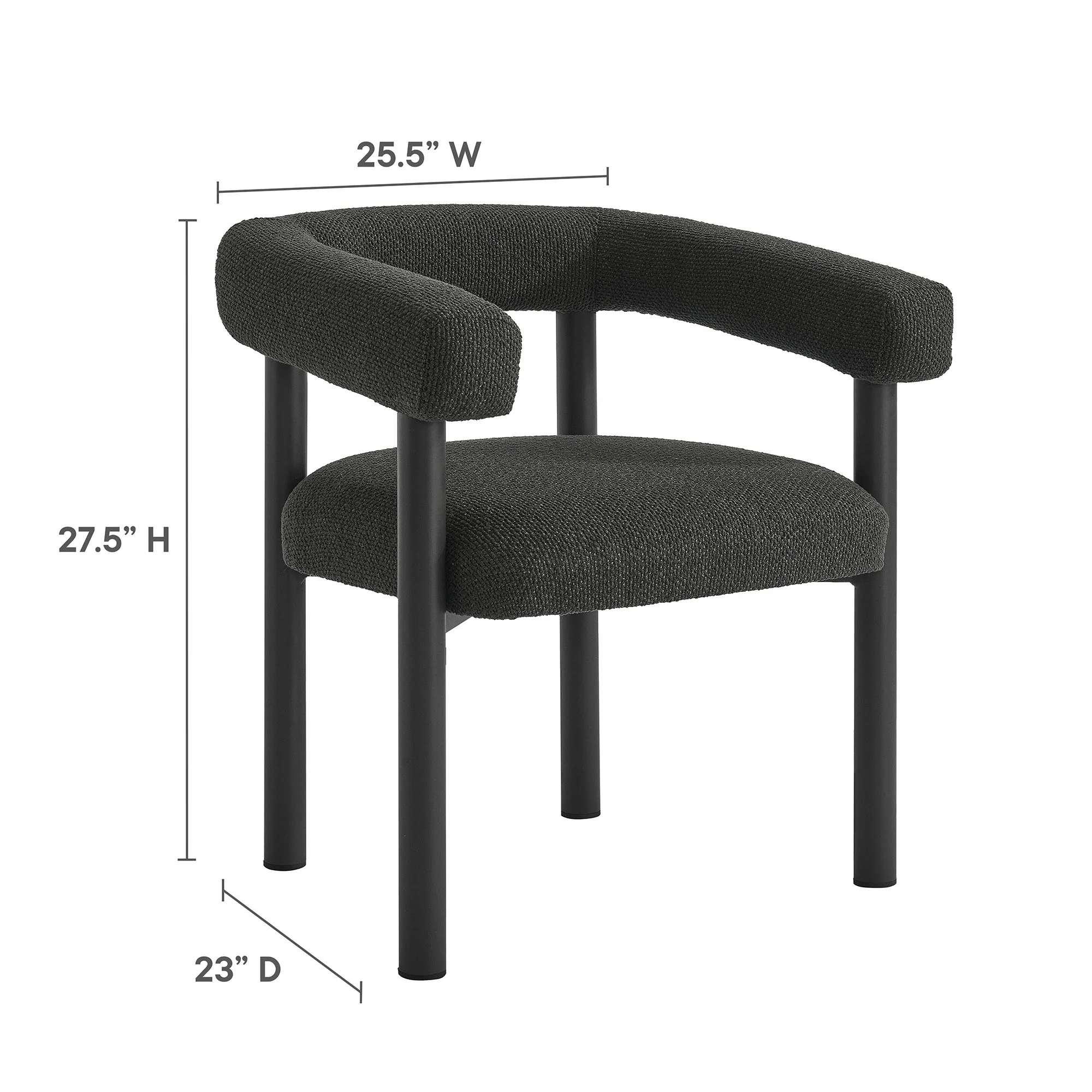 Nautica Outdoor Patio Aluminum Dining Armchairs Set of 2 by Modway - Image 10