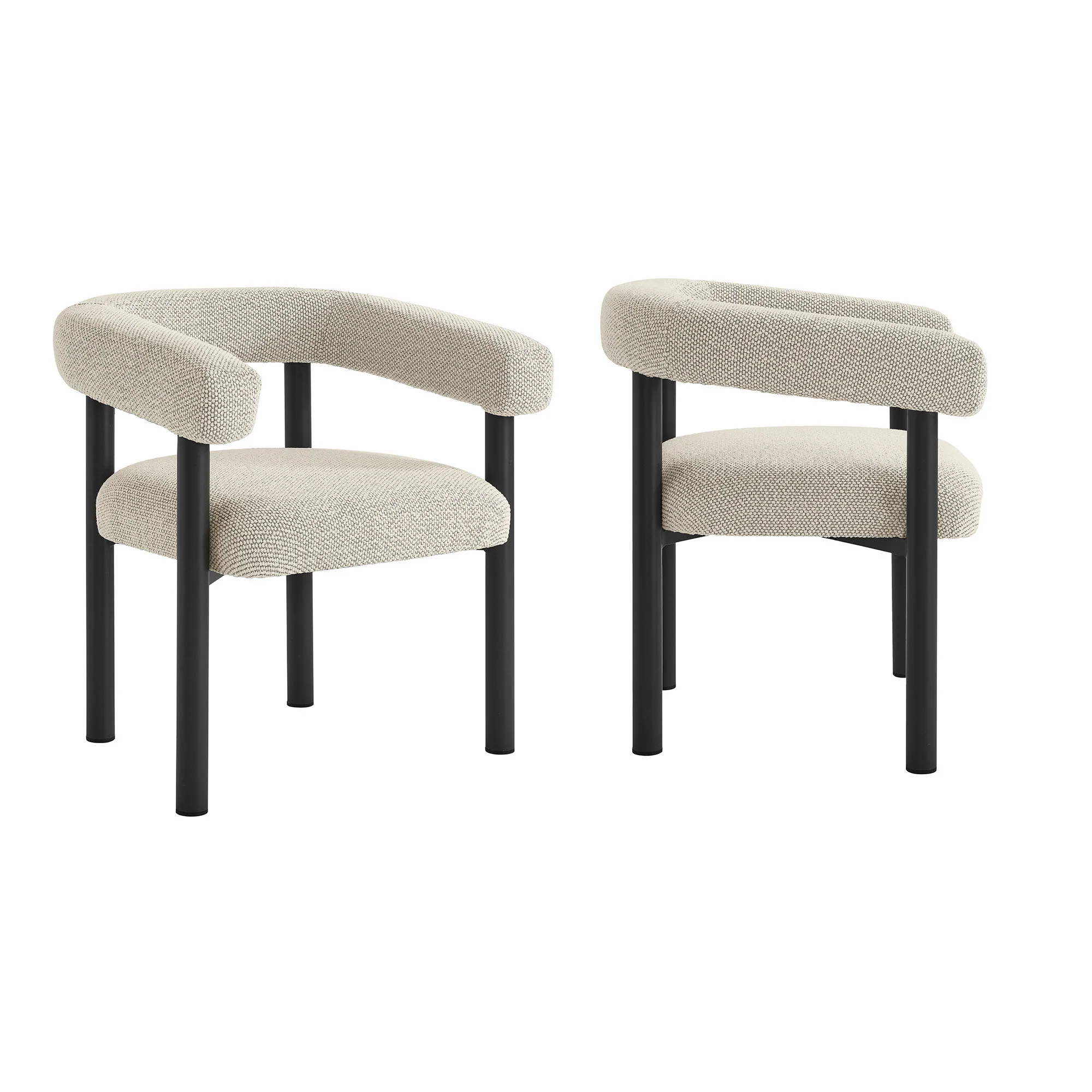 Nautica Outdoor Patio Aluminum Dining Armchairs Set of 2 by Modway - Image 12