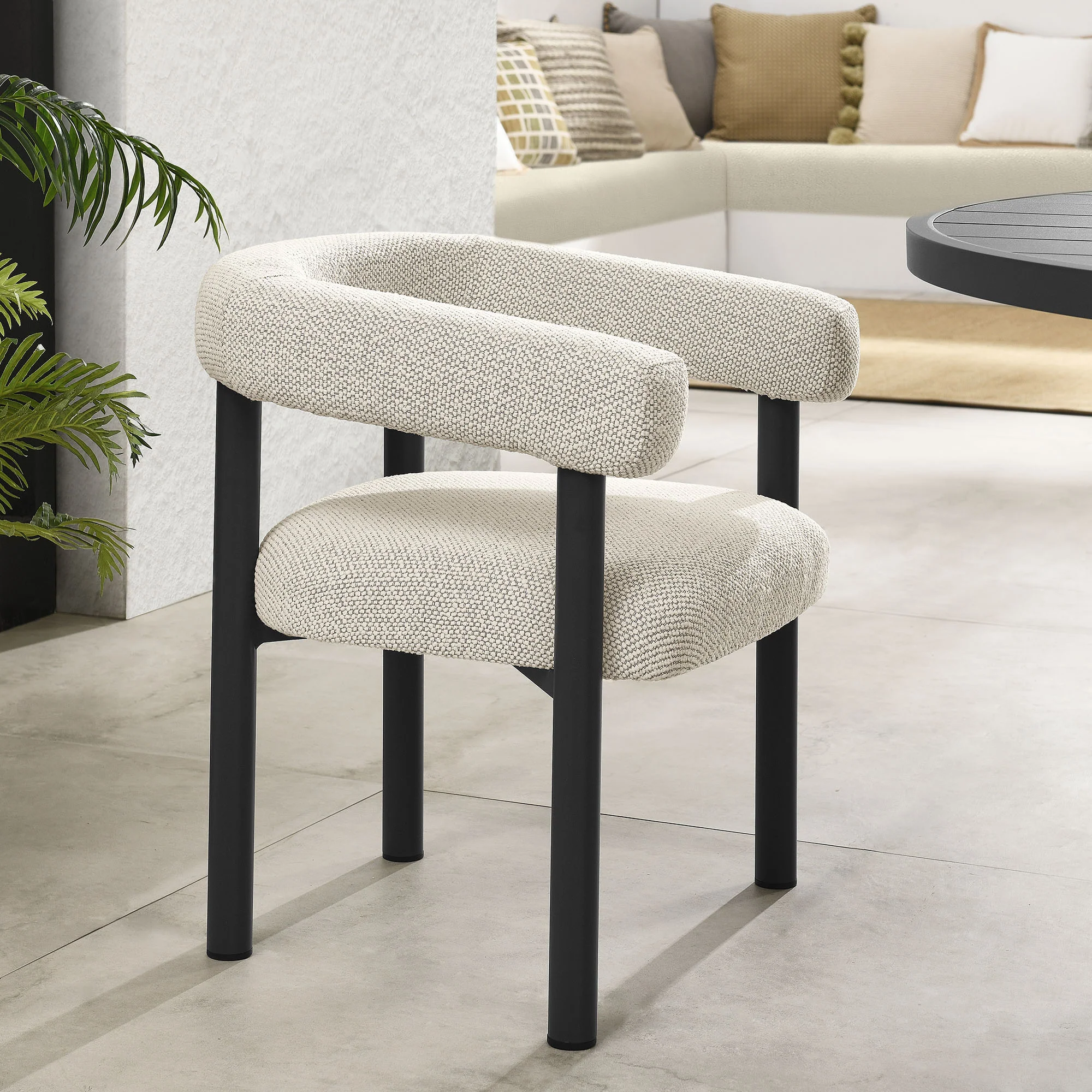 Nautica Outdoor Patio Aluminum Dining Armchairs Set of 2 by Modway - Image 19