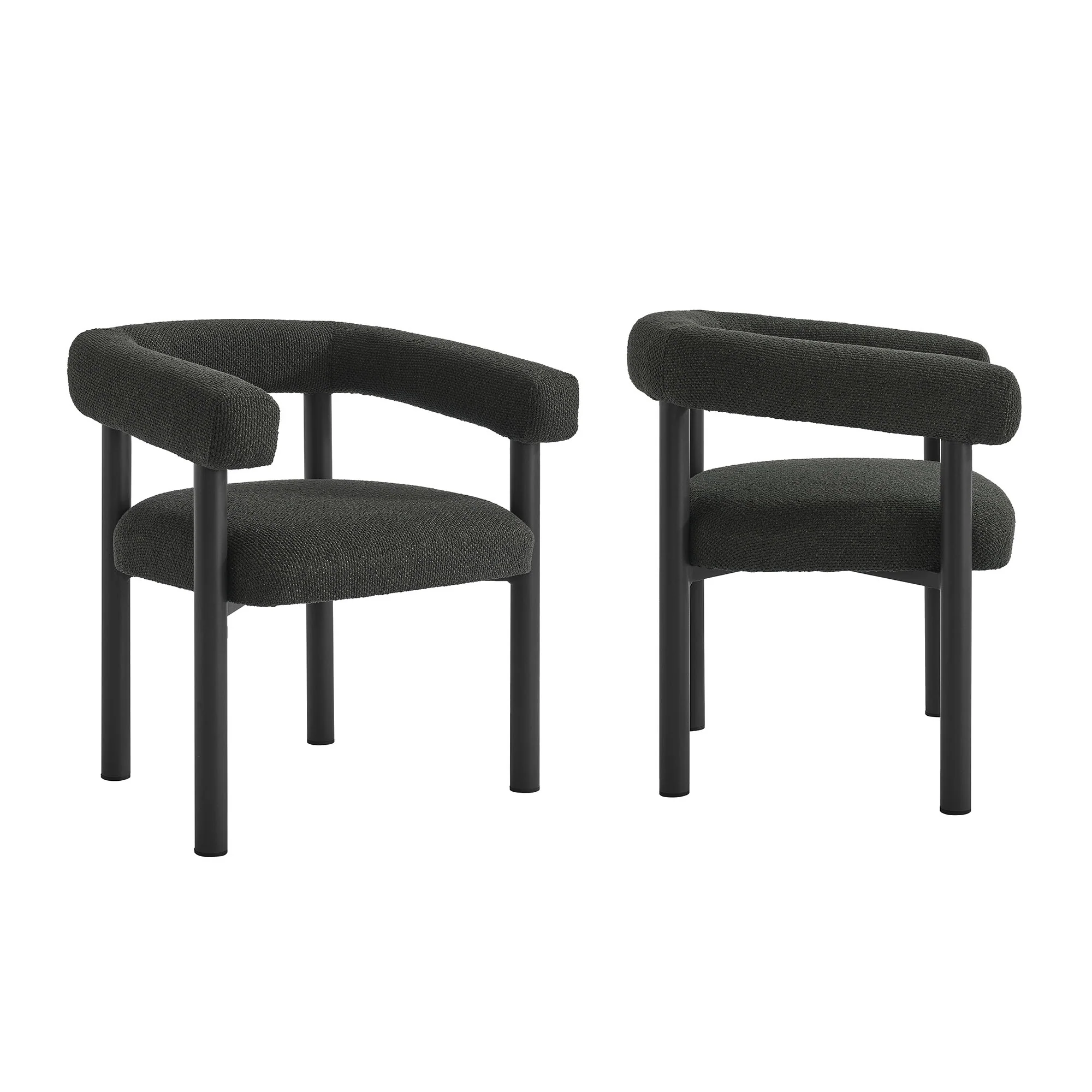 Nautica Outdoor Patio Aluminum Dining Armchairs Set of 2 by Modway - Image 2